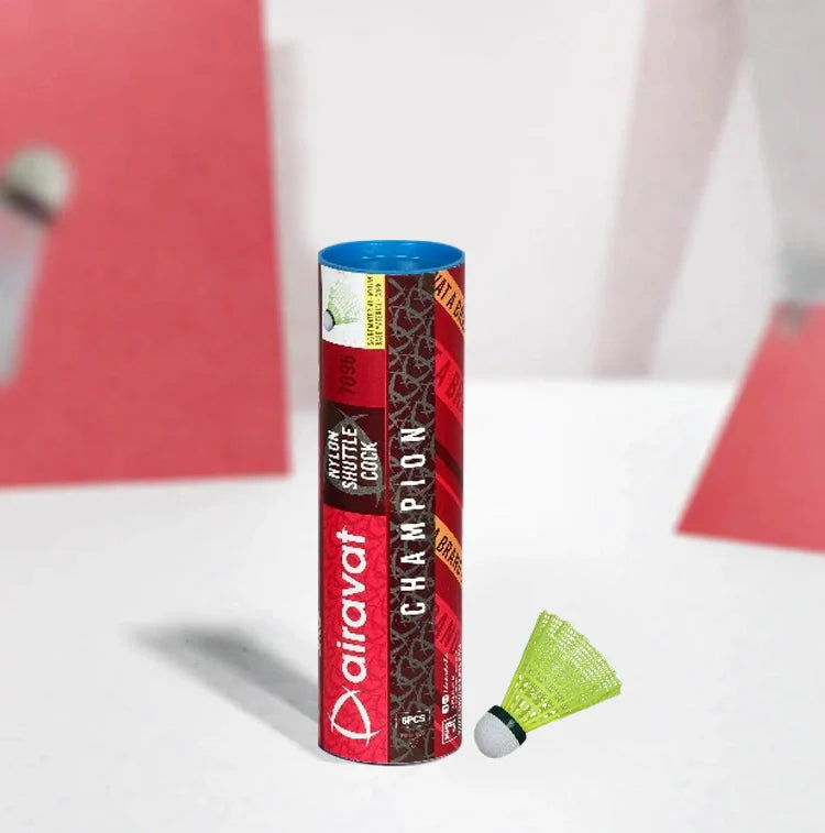 Technical breakdown of AIRAVAT 7096 Badminton Nylon Shuttlecock for advanced players