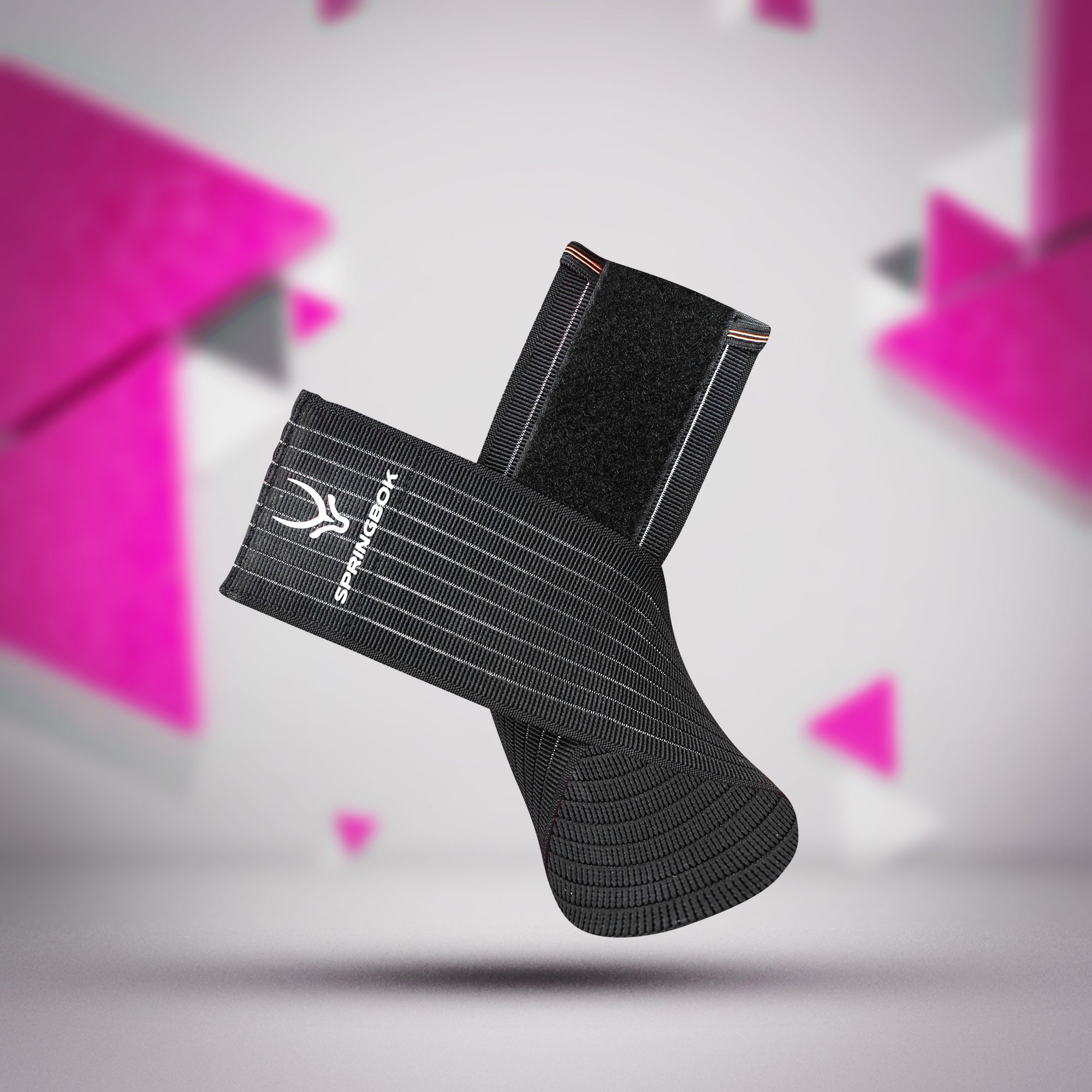 Springbok Ankle Wrap Support in use during athletic activities