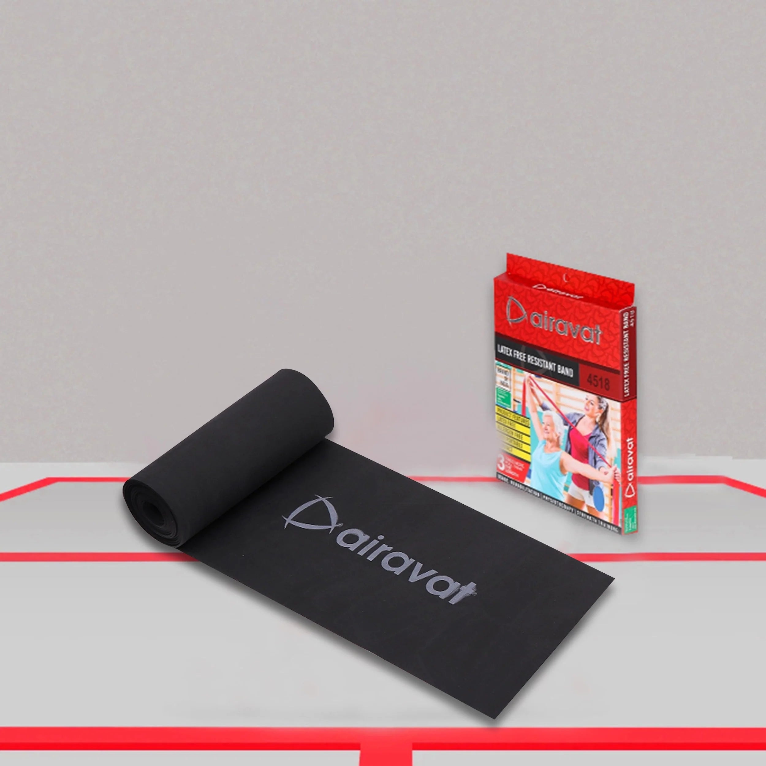 A calming wellness journal entry about a resistance band for recovery and self-care.