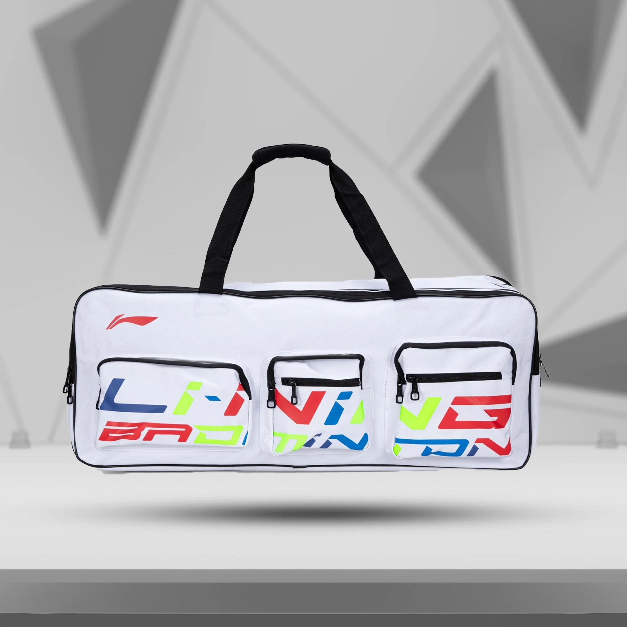 Li-Ning Rapid Badminton Kitbag - White technical breakdown for advanced players.