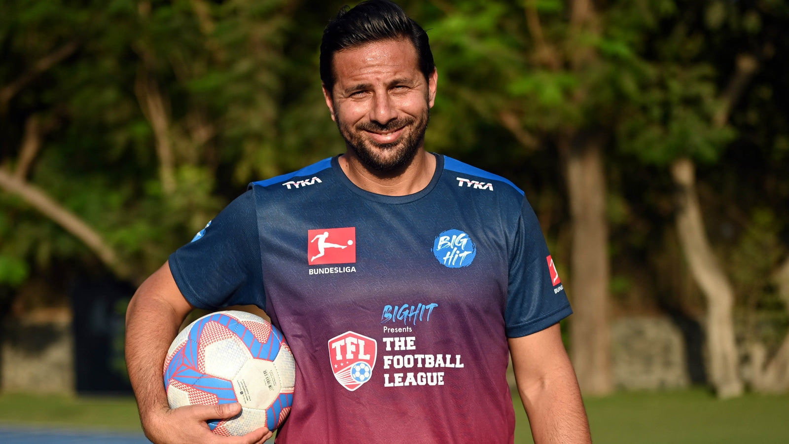 Peruvian Football Legend Claudio Pizarro Visits India, Inspires Young Talent