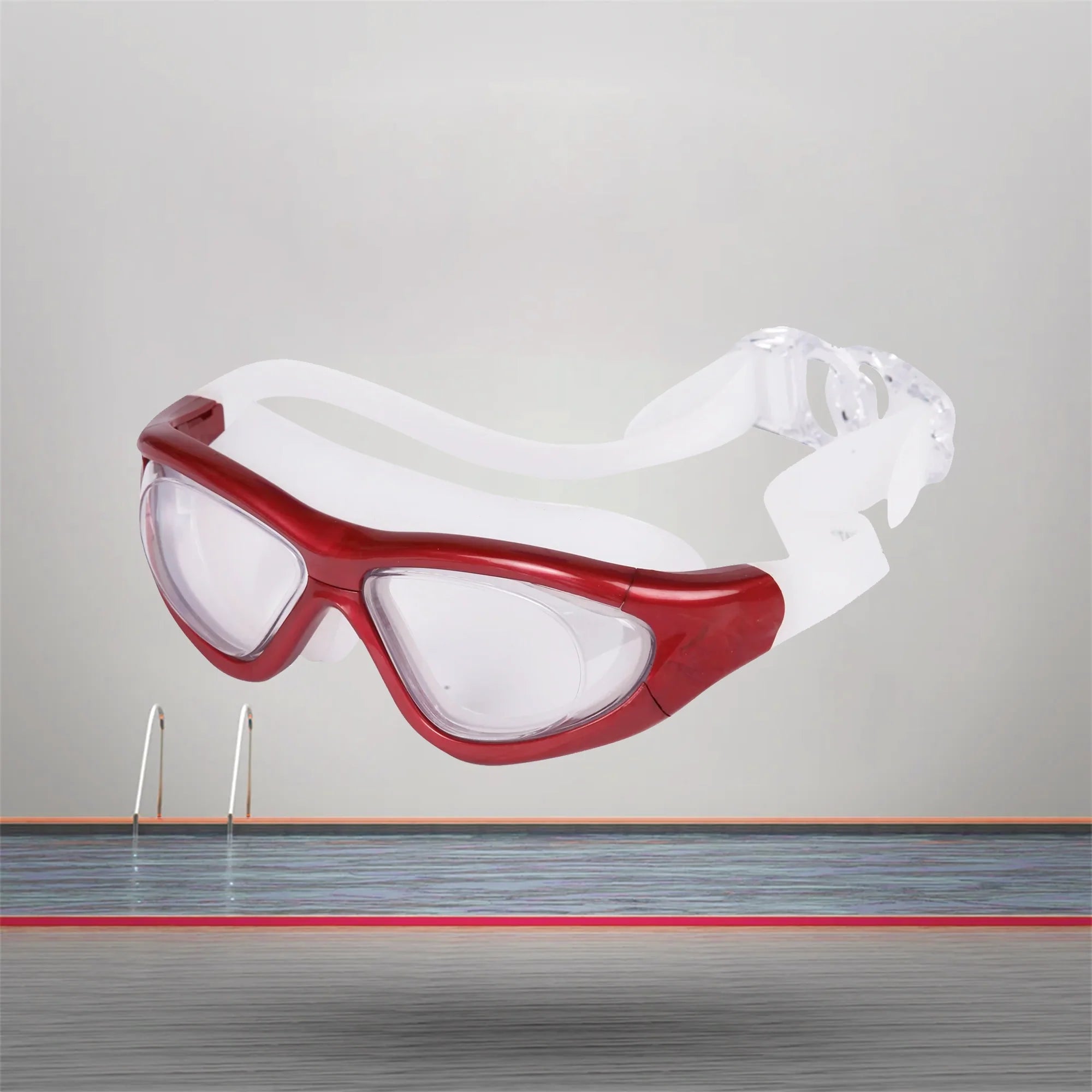 Technical breakdown of Airavat Lotan 1005 Swimming Goggles features and specifications.