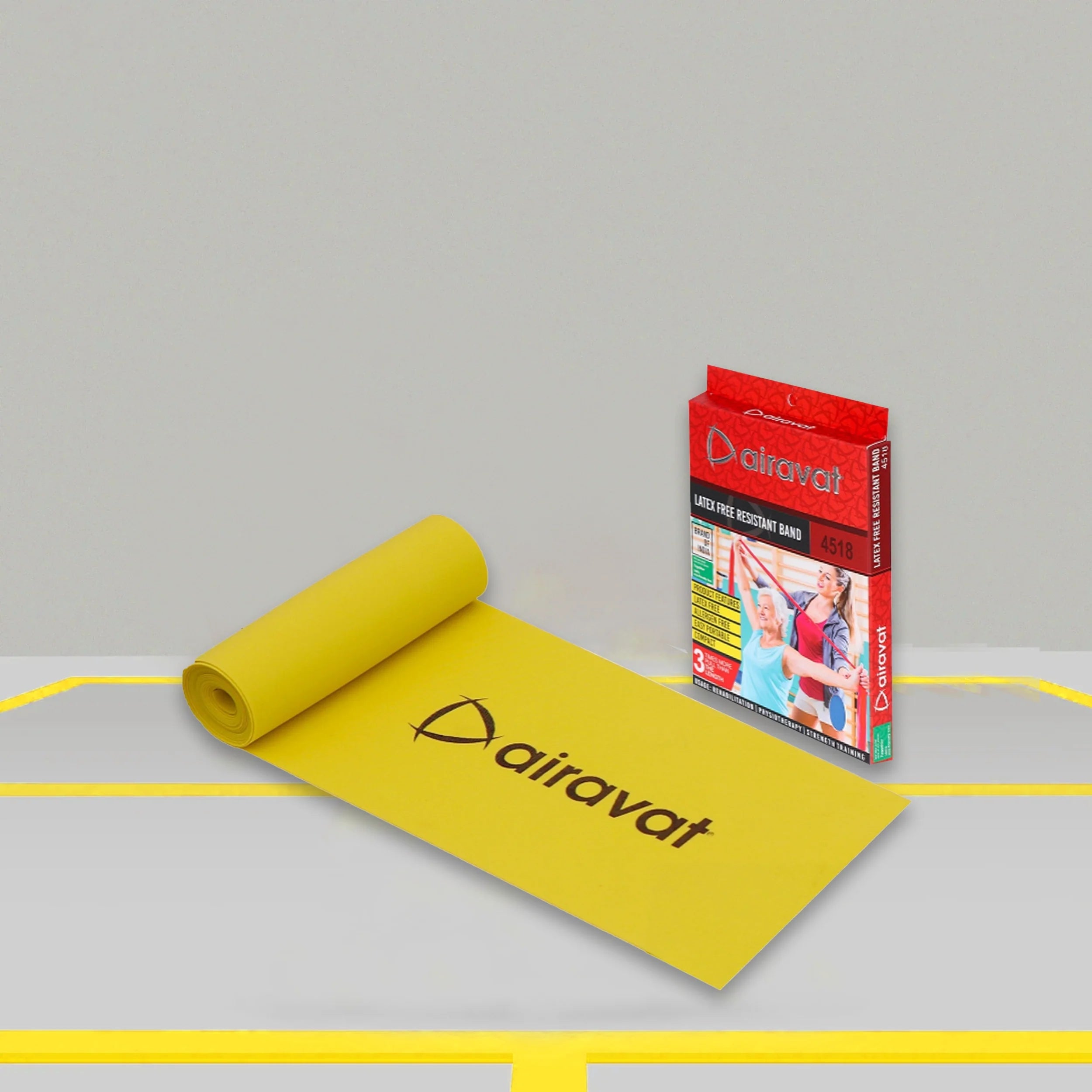 AIRAVAT LATEX FREE RESISTANCE BAND 4518 for recovery and self-care routines