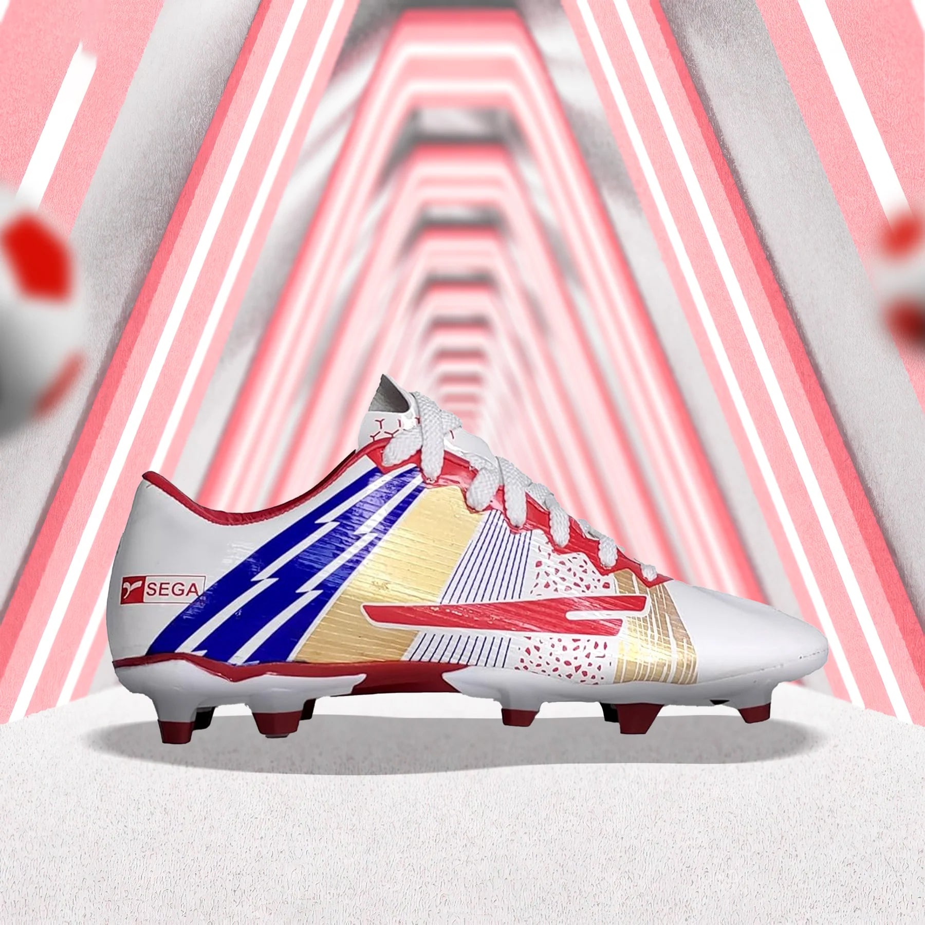 A football on a grassy field, symbolizing the essence of the game.