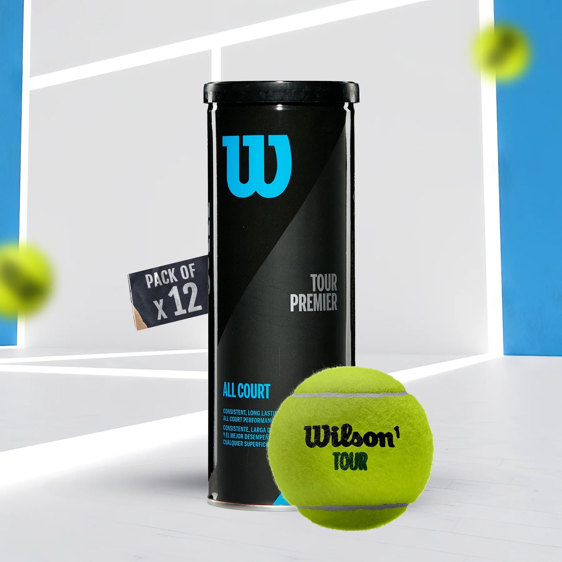 Comparison of Wilson Tour Premier Tennis Balls with similar products for tennis players.