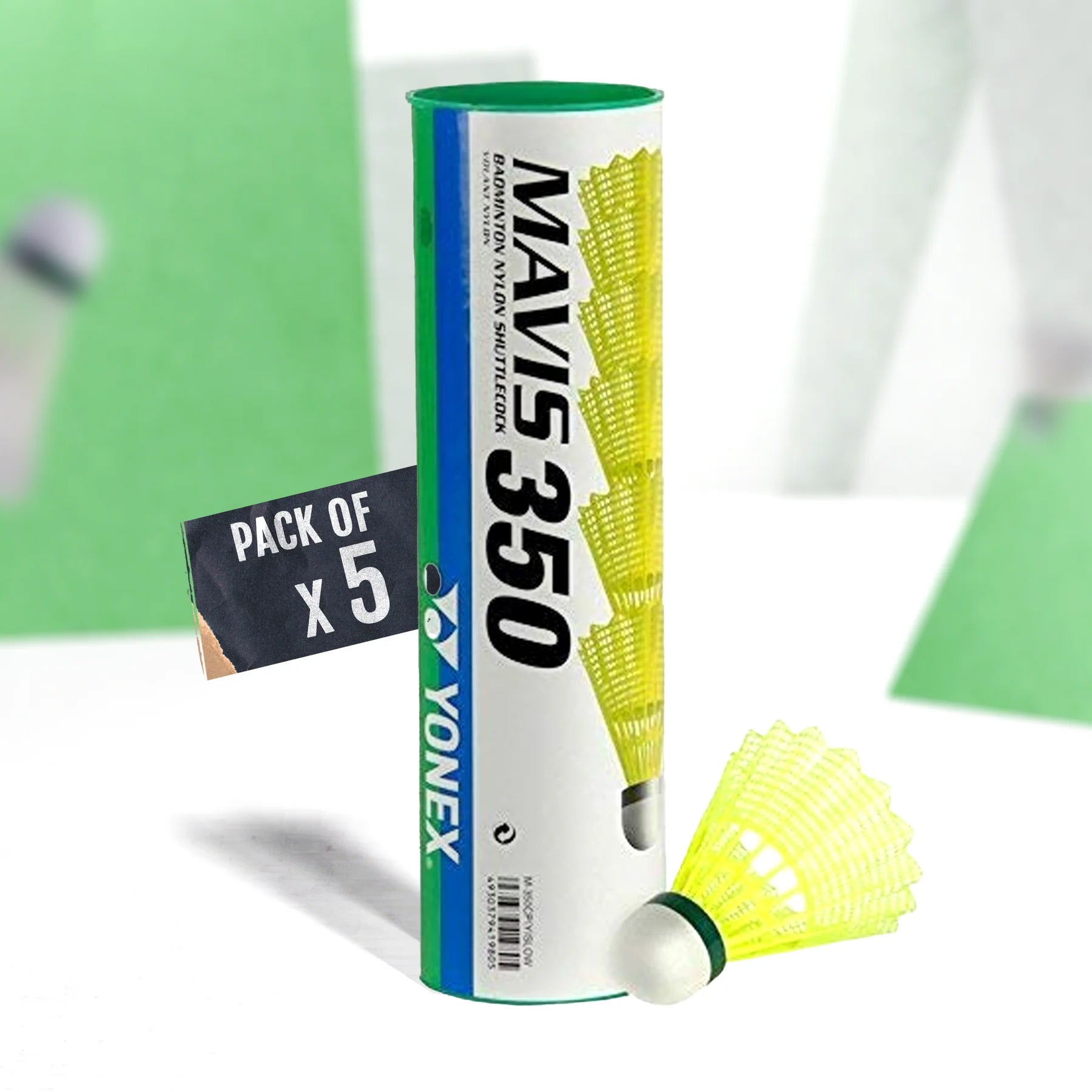 A coach recommends YONEX Mavis 350 Nylon Shuttlecock for athletes to enhance their badminton training.