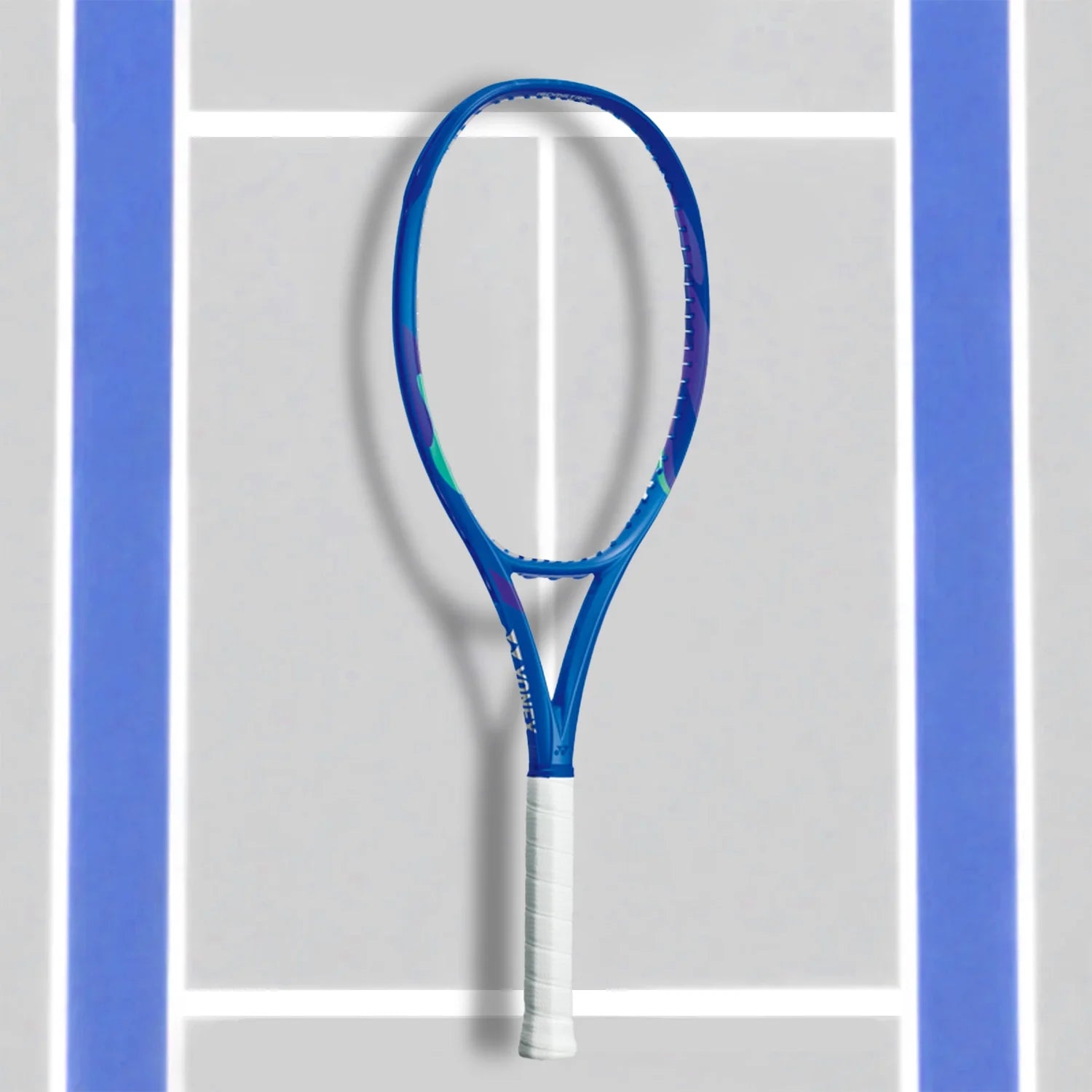 Calm wellness journal entry introducing the Yonex Ezone 100SL tennis racquet