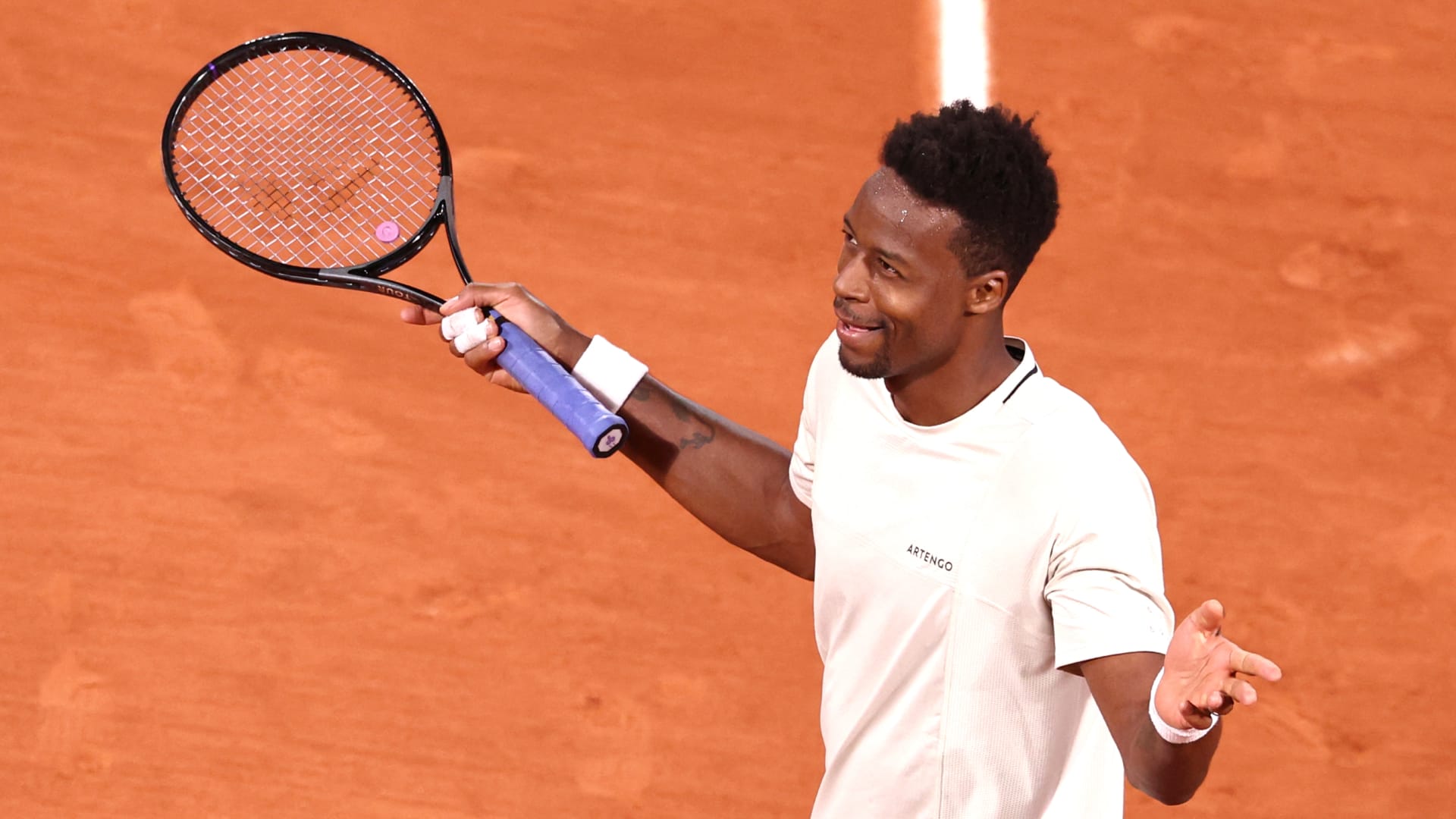 Gael Monfils Breaks French Grand Slam Wins Record