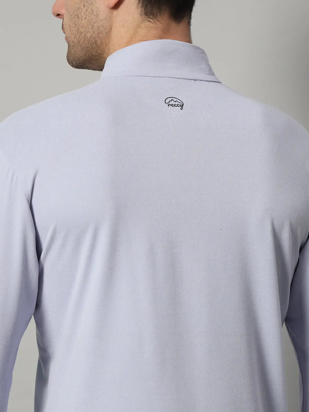 Men's Nomadic Full Sleeves T Shirt - Lavender Reccy