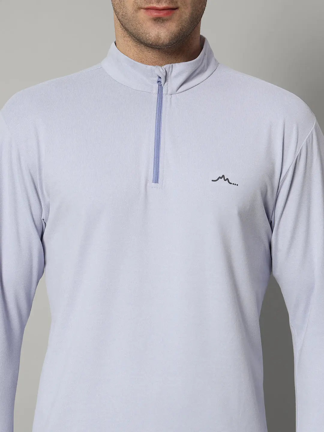 Men's Nomadic Full Sleeves T Shirt - Lavender Reccy