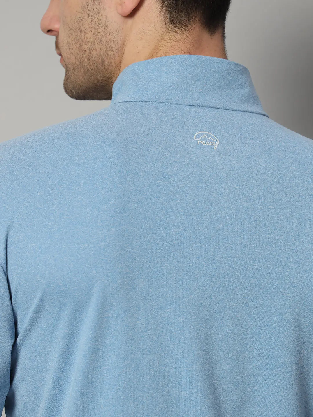Men's Nomadic Full Sleeves T Shirt - Lichen Blue Reccy