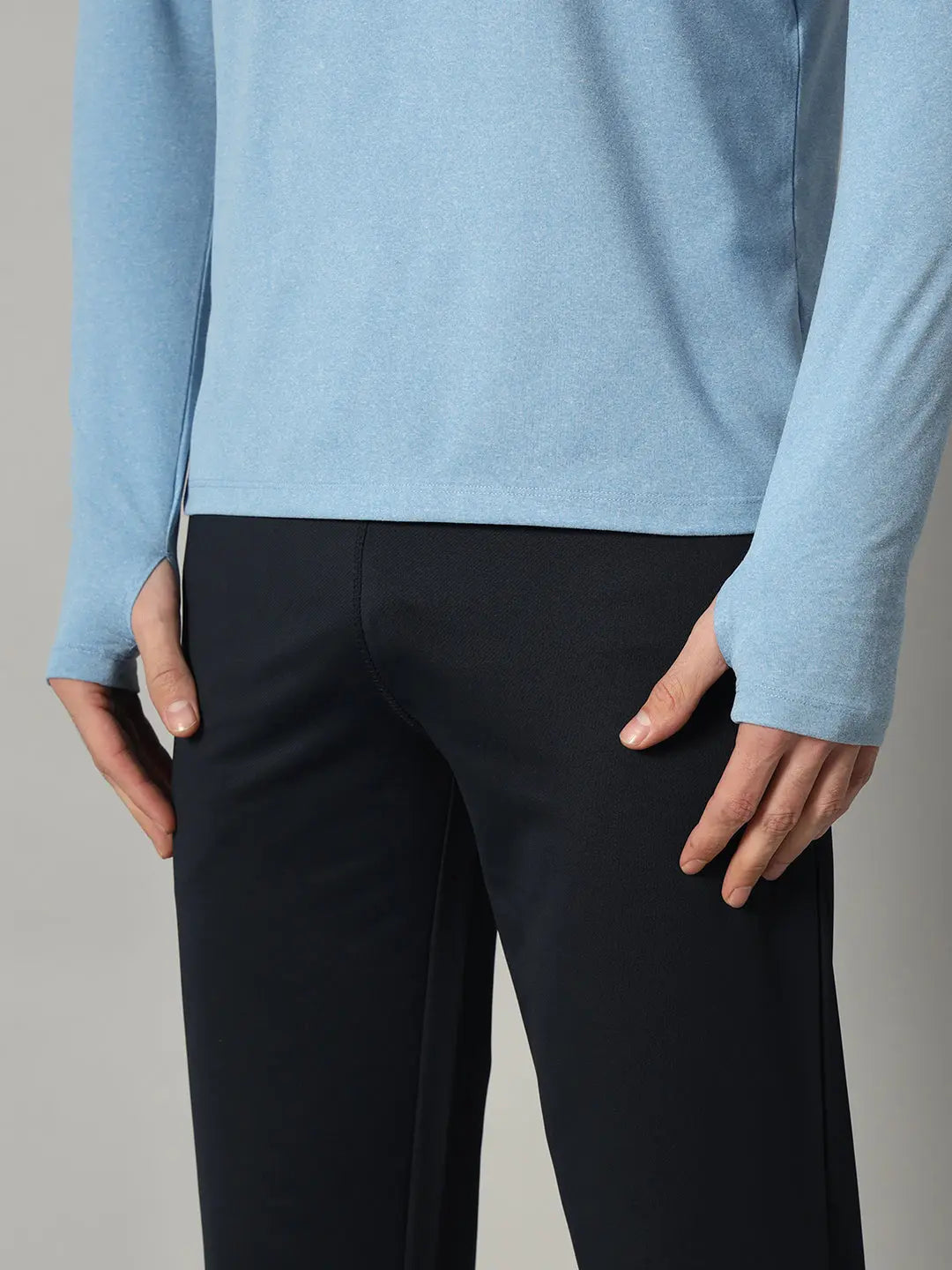 Men's Nomadic Full Sleeves T Shirt - Lichen Blue Reccy
