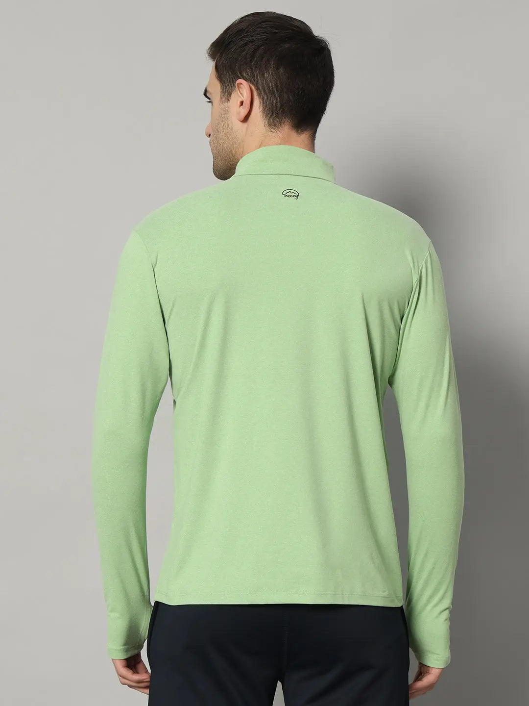 Men's Nomadic Full Sleeves T Shirt - Green Tea Reccy