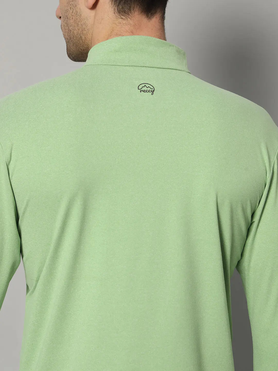 Men's Nomadic Full Sleeves T Shirt - Green Tea Reccy
