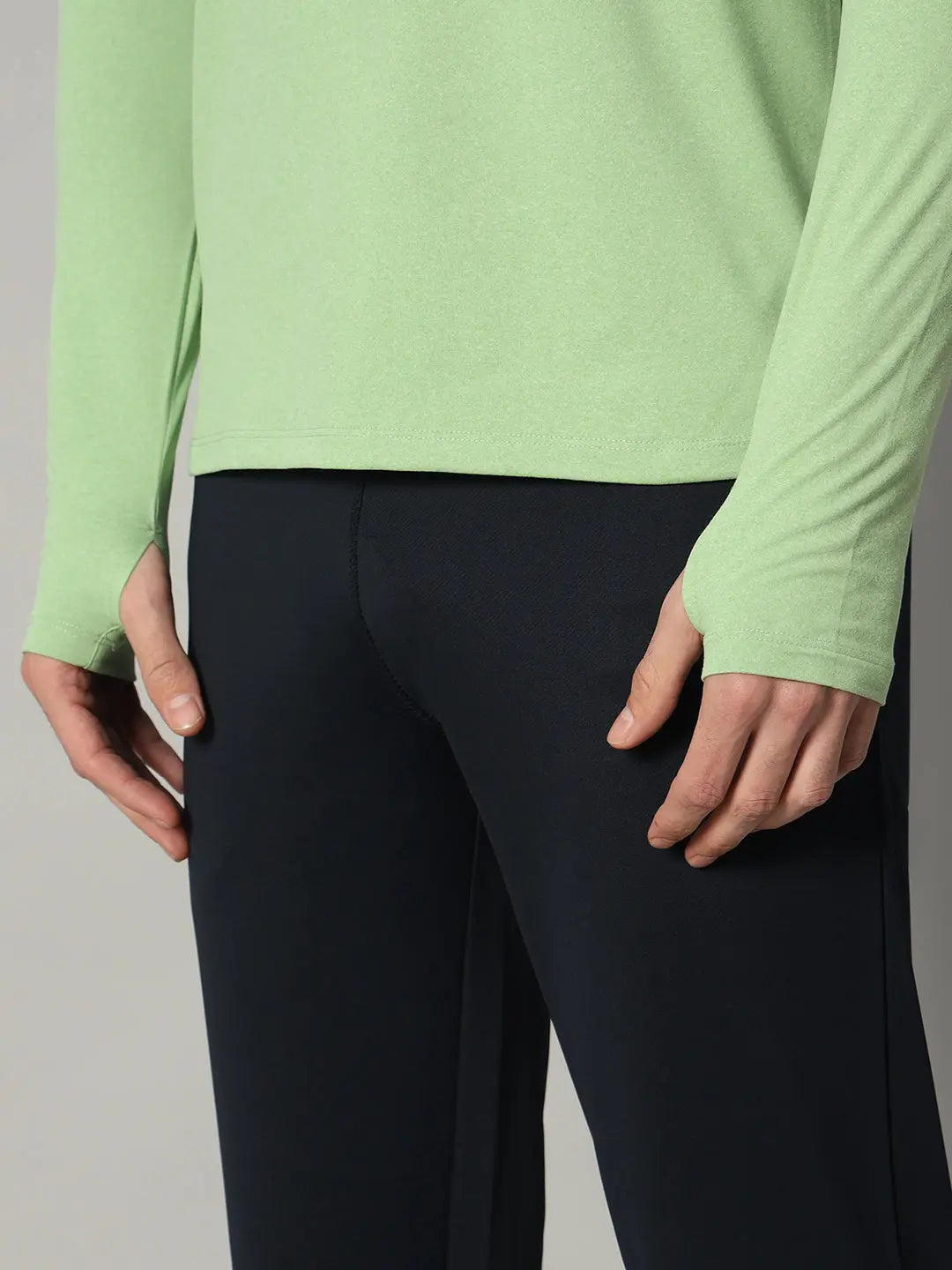 Men's Nomadic Full Sleeves T Shirt - Green Tea Reccy