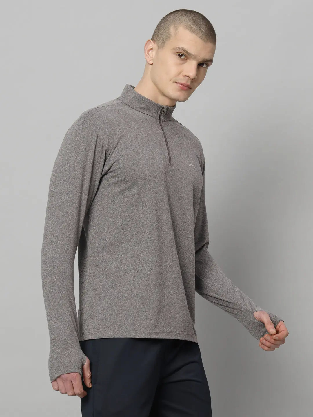 Men's Nomadic Full Sleeves T Shirt - Pebble Reccy