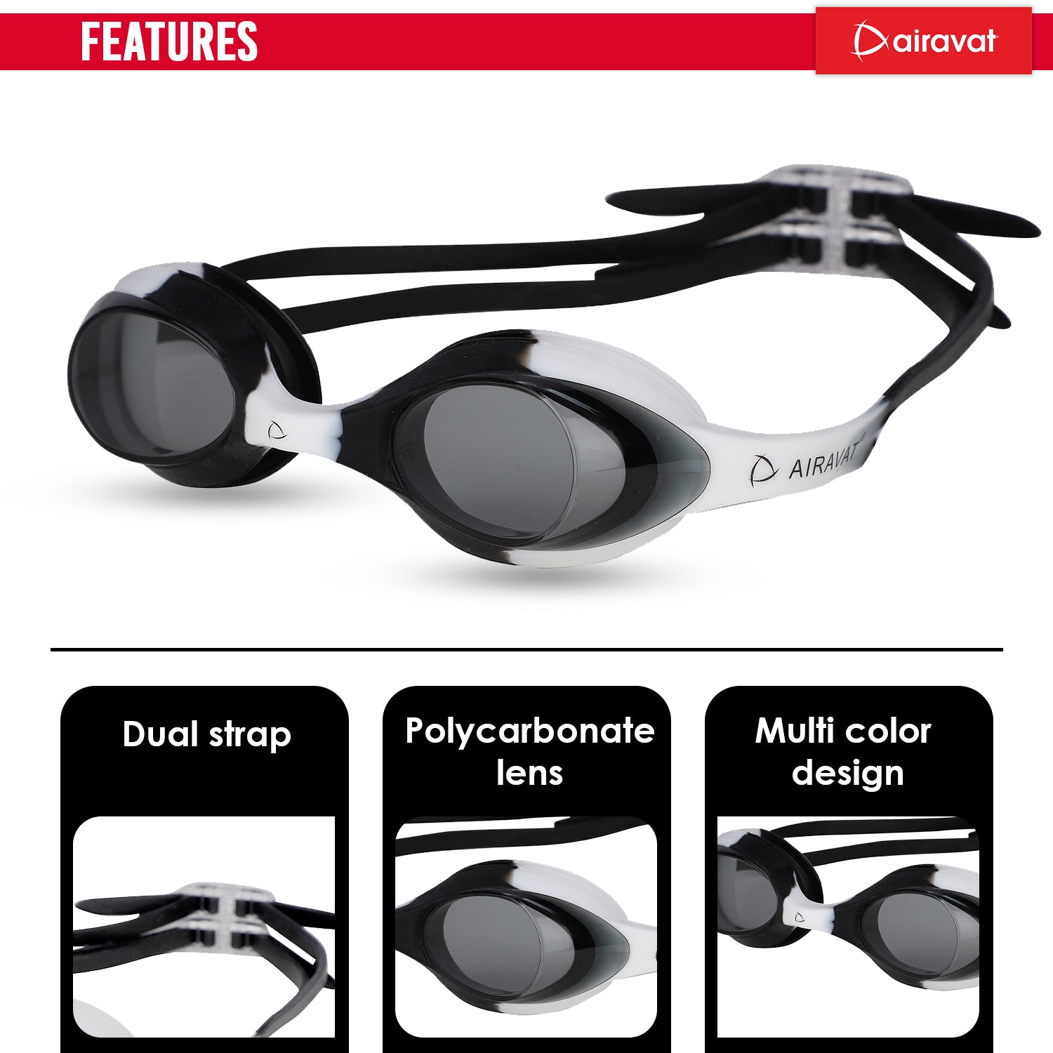 Airavat Doris 1001 Junior Swimming Goggles