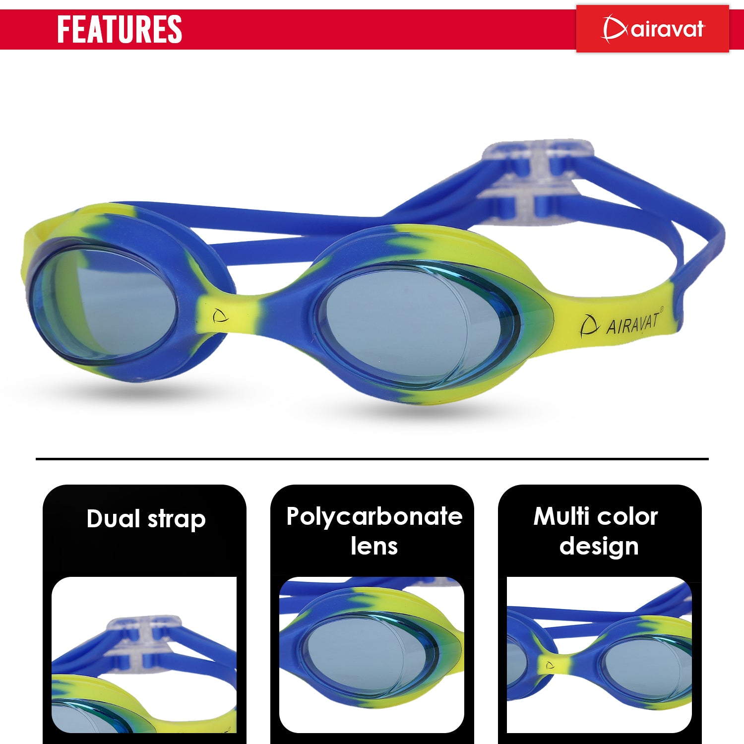 Airavat Doris 1001 Junior Swimming Goggles