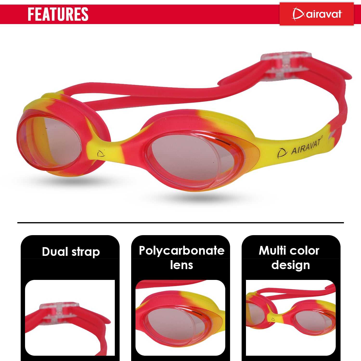 Airavat Doris 1001 Junior Swimming Goggles