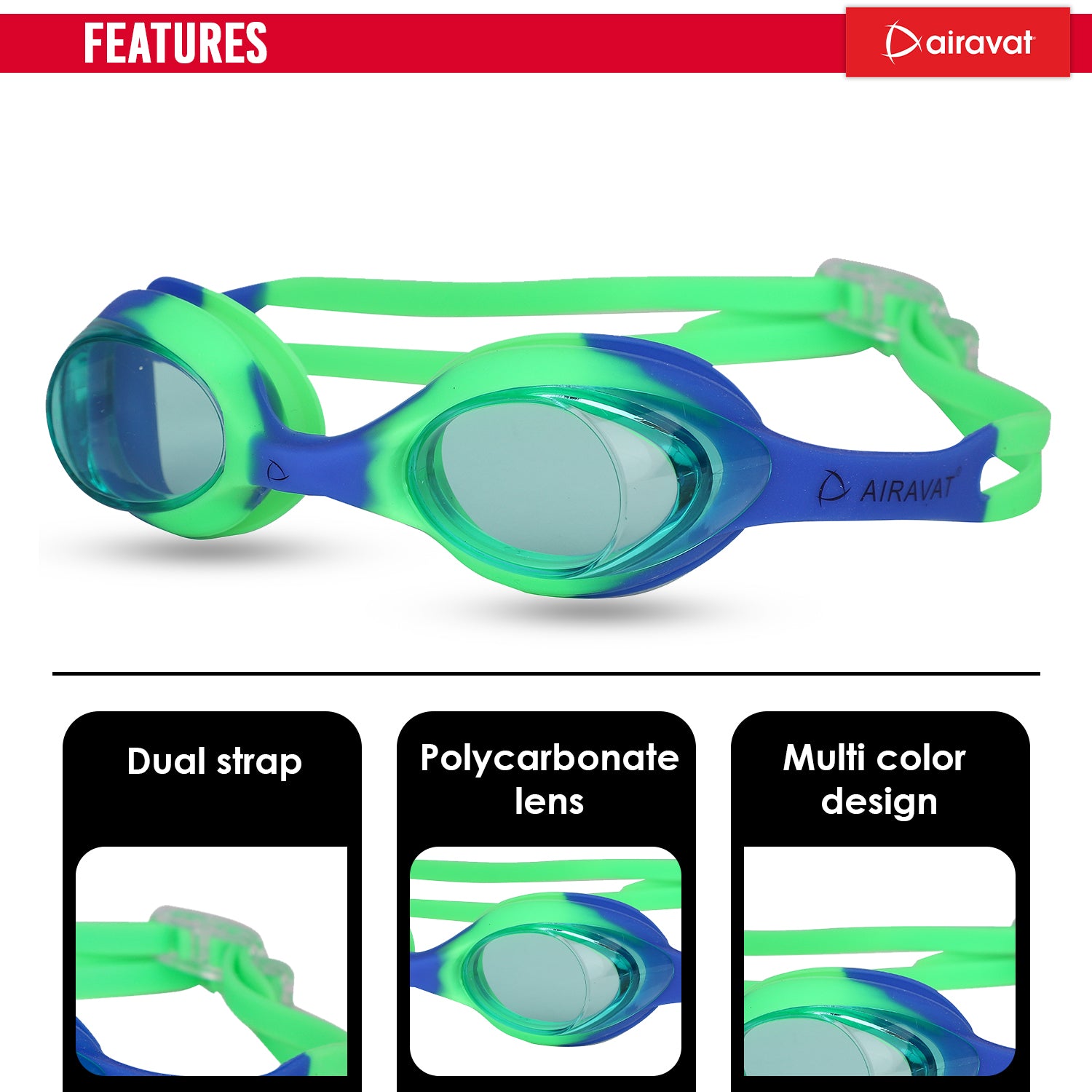 Airavat Doris 1001 Junior Swimming Goggles