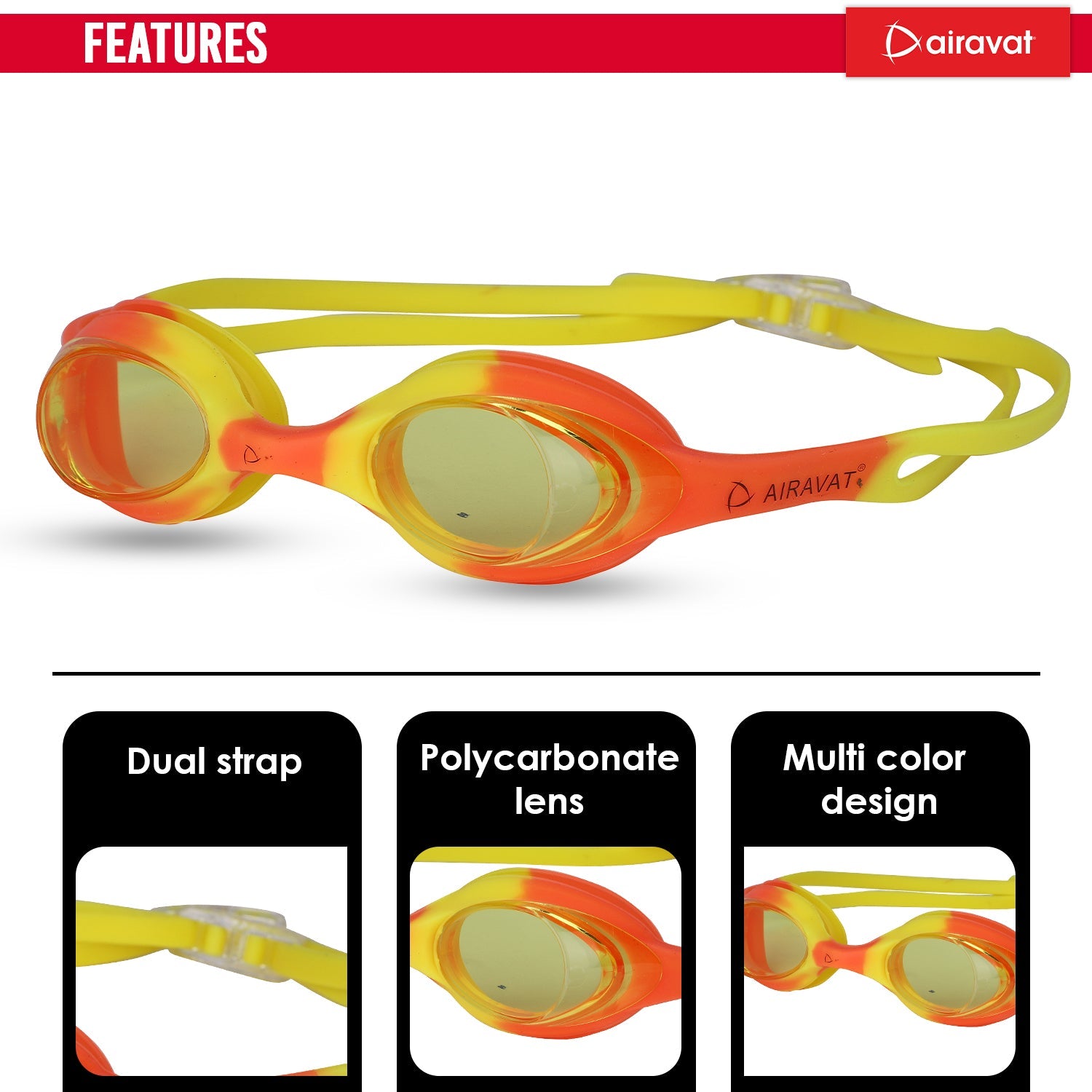 Airavat Doris 1001 Junior Swimming Goggles