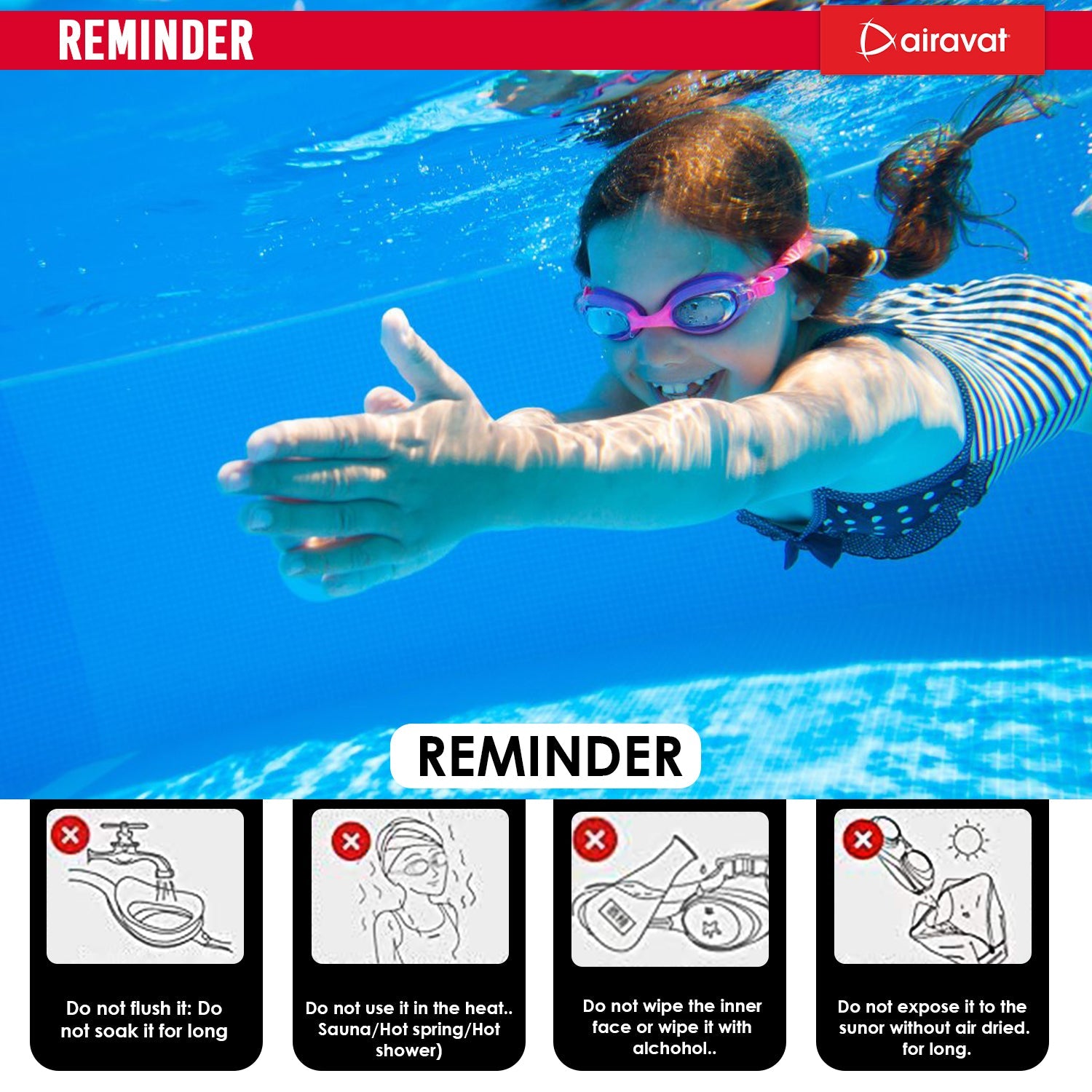 Airavat Delphin 1006 Swimming Goggles