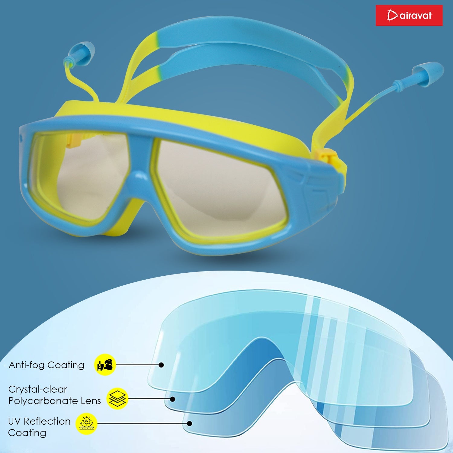 Airavat Otter 1012 Junior Swimming Goggles