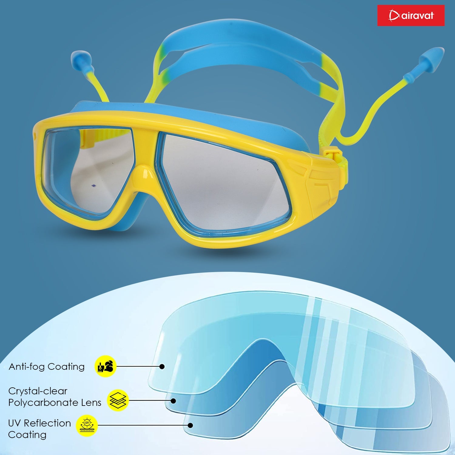 Airavat Otter 1012 Junior Swimming Goggles