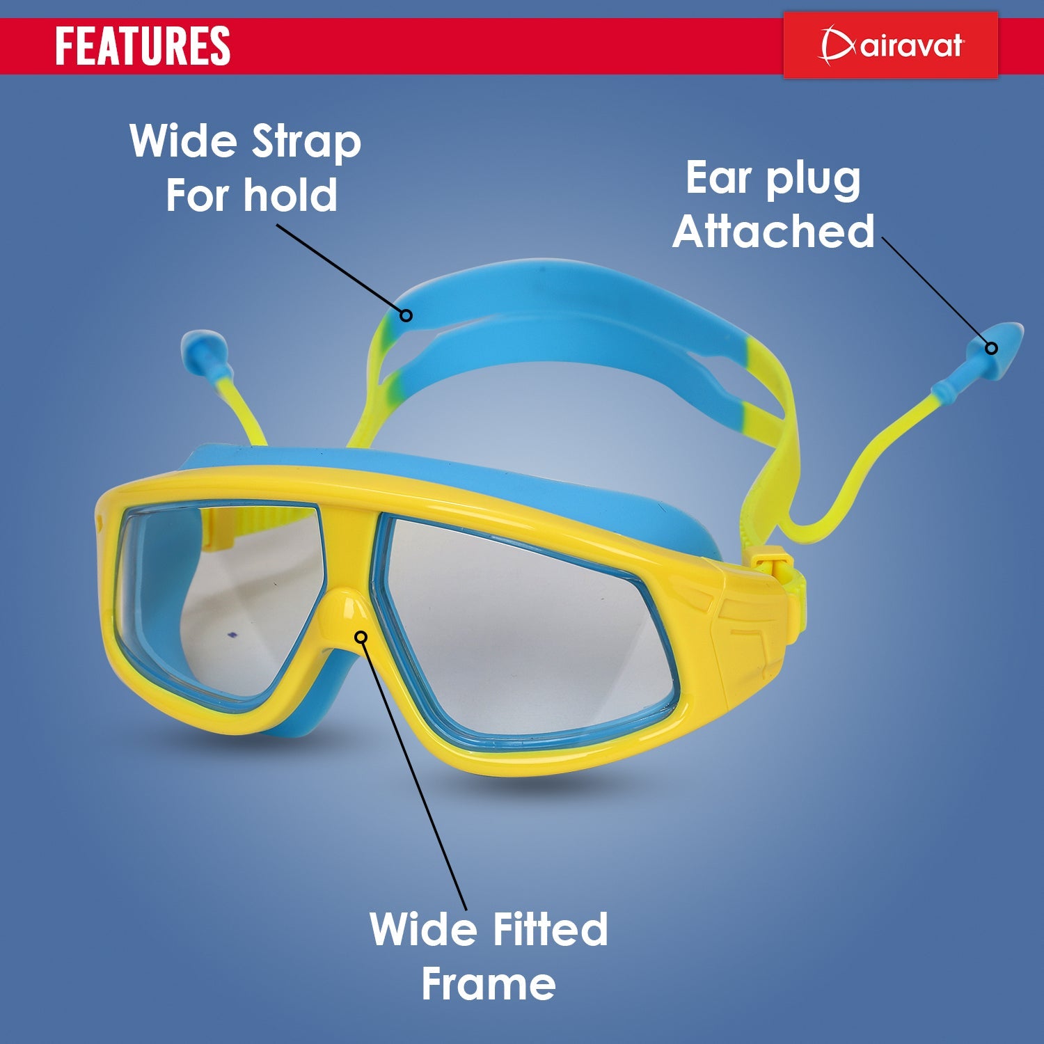 Airavat Otter 1012 Junior Swimming Goggles