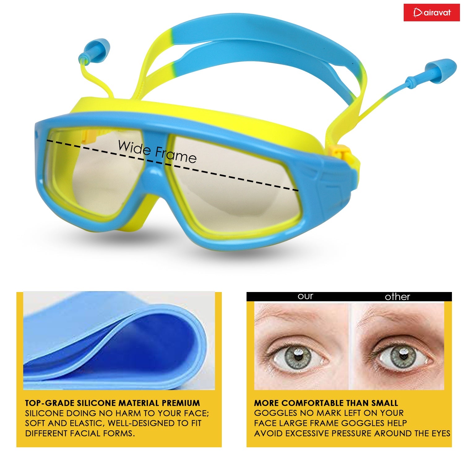 Airavat Otter 1012 Junior Swimming Goggles