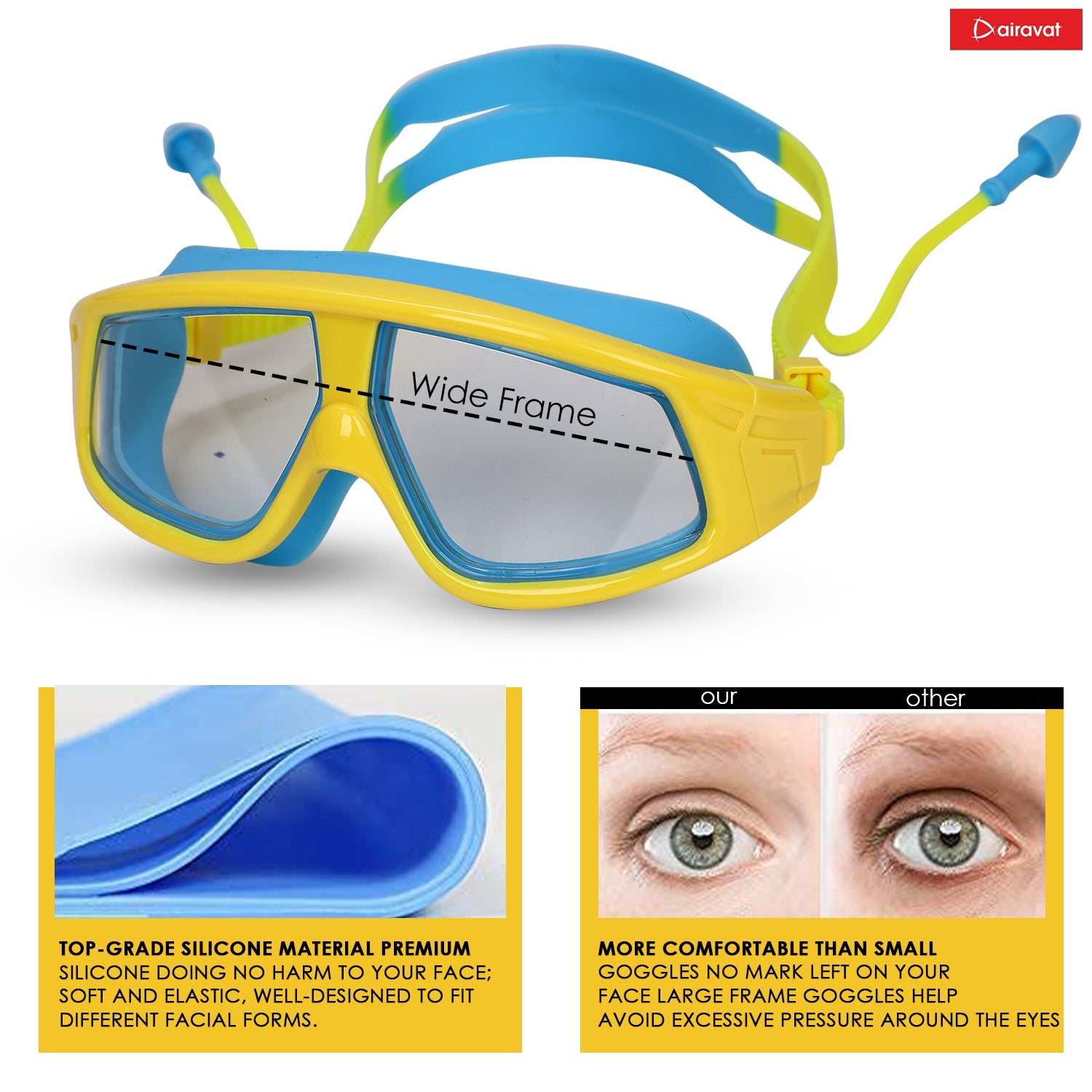 Airavat Otter 1012 Junior Swimming Goggles