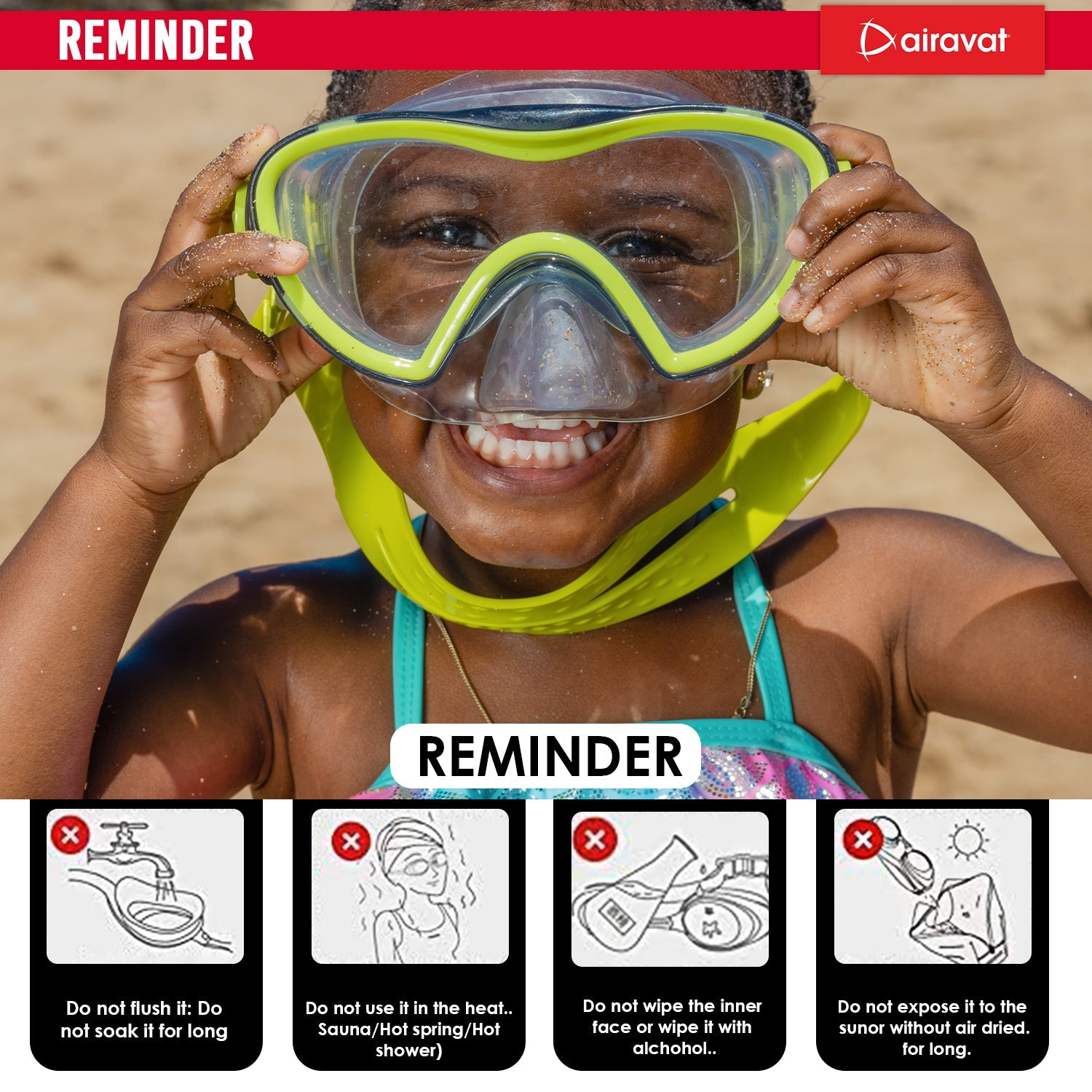 Airavat Otter 1012 Junior Swimming Goggles