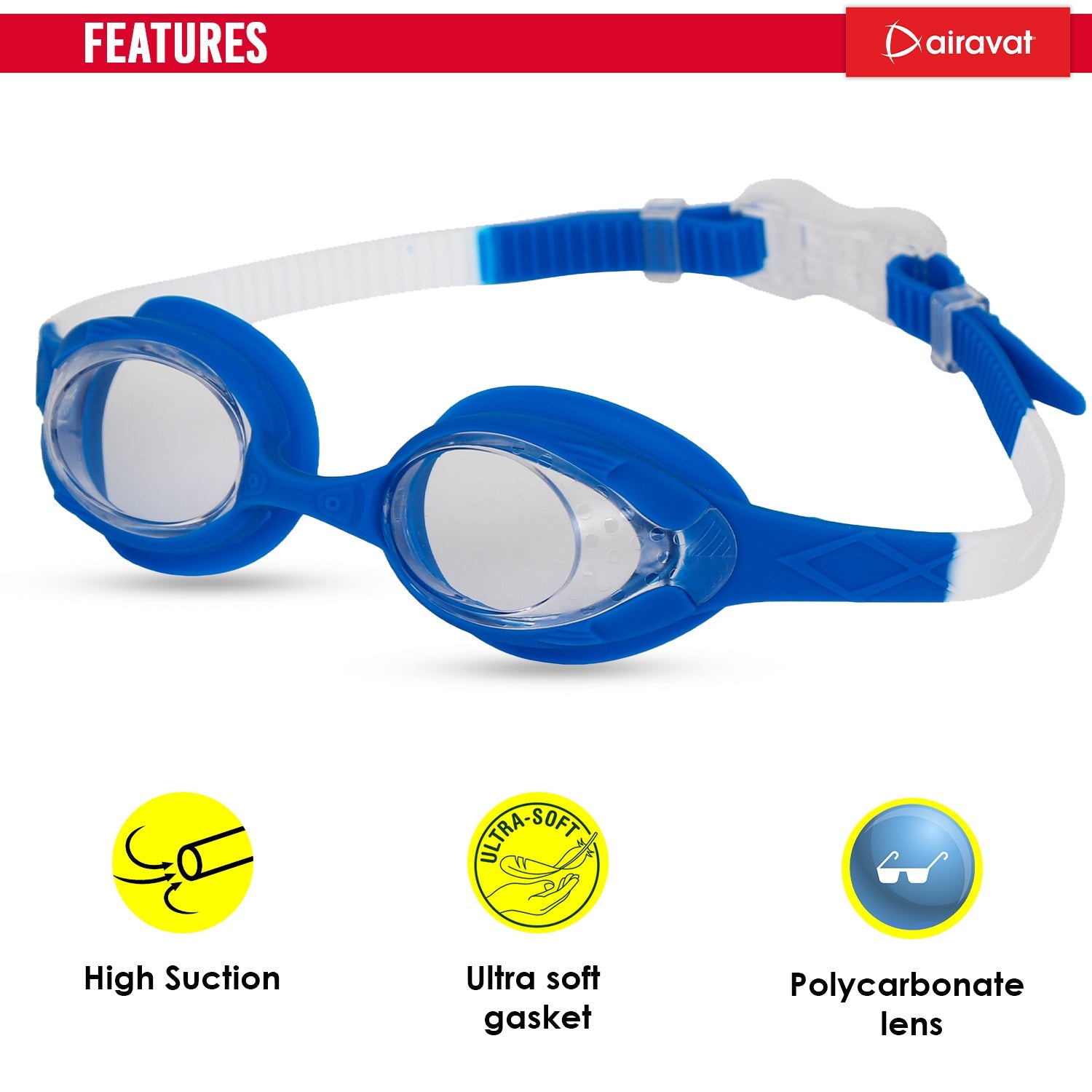 Airavat Focus Junior 1014 Swimming Goggles