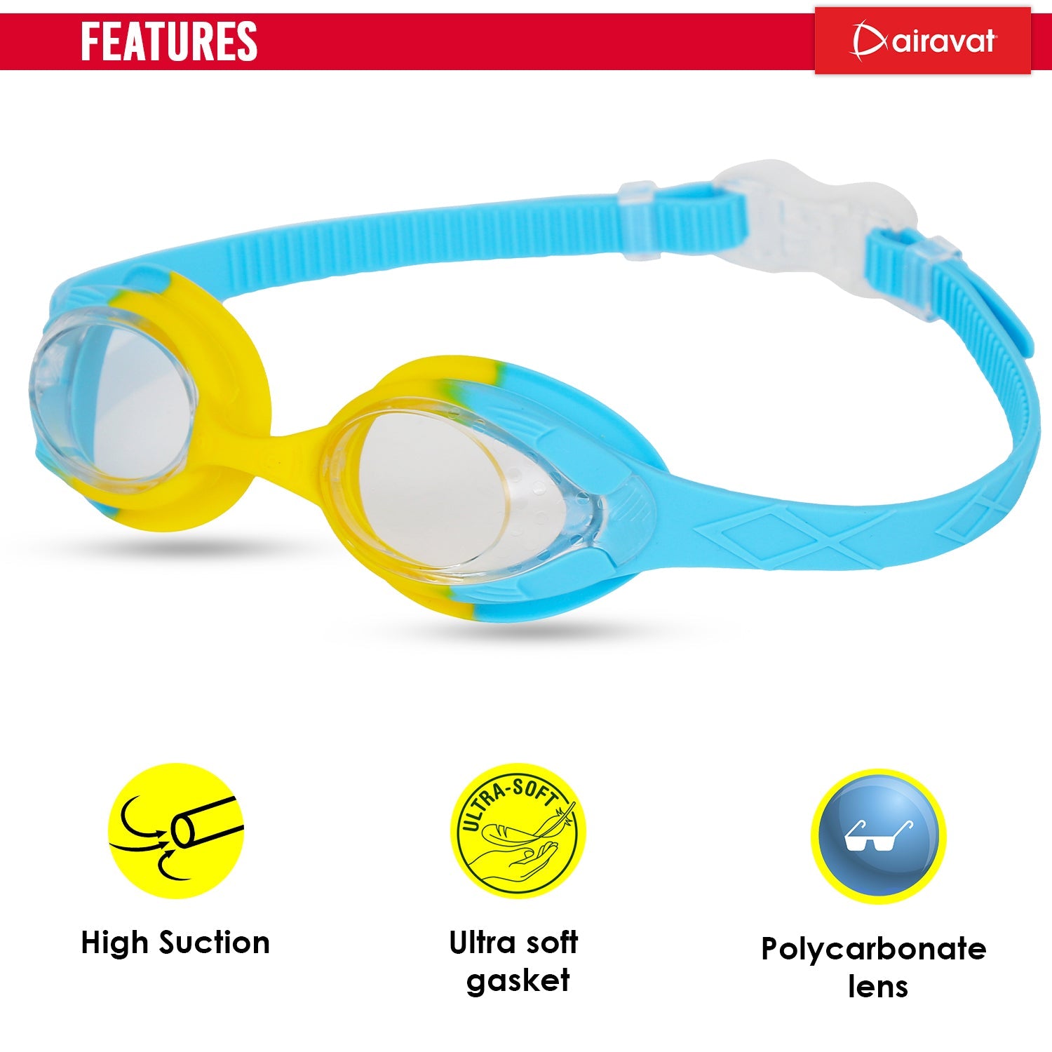 Airavat Focus Junior 1014 Swimming Goggles