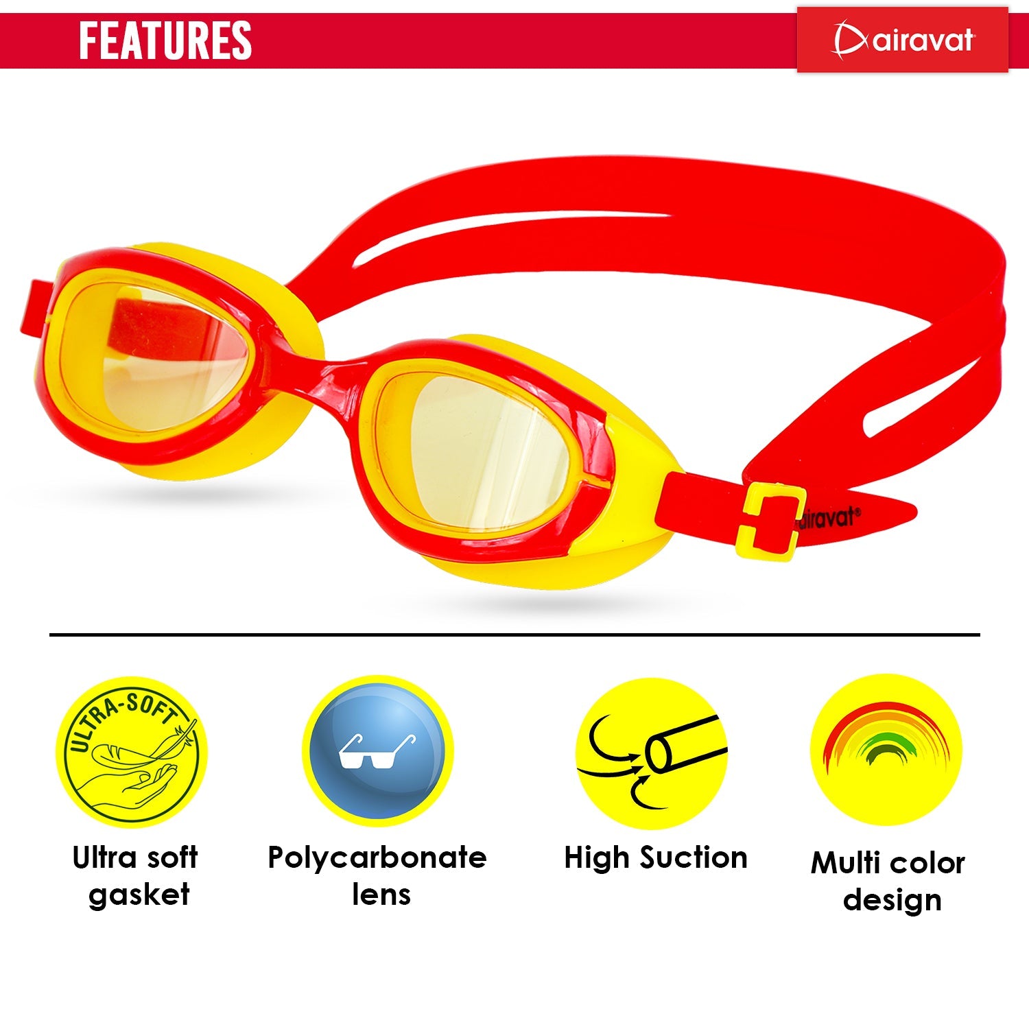 Airavat Orion 1022 Junior Swimming Goggles