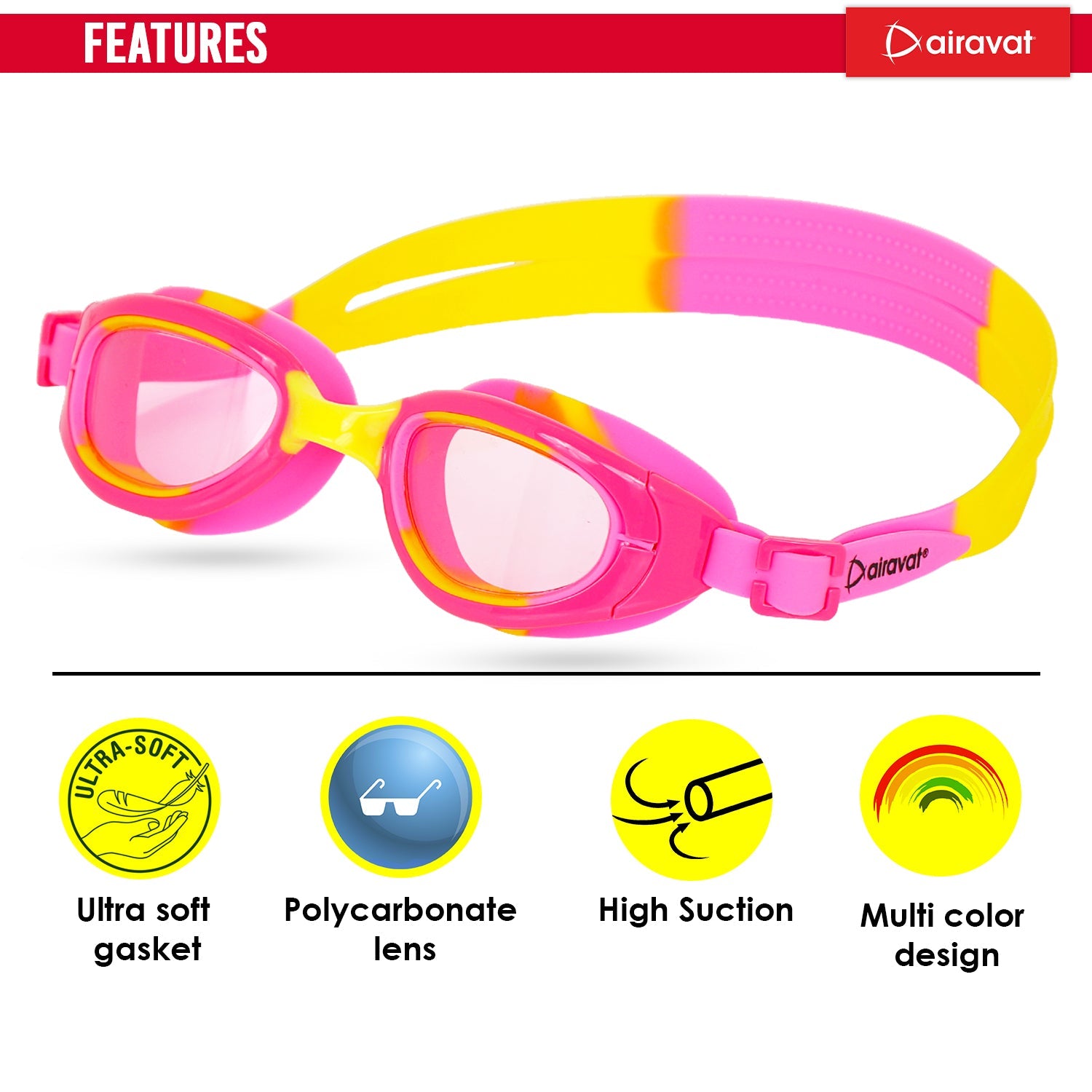Airavat Orion 1022 Junior Swimming Goggles
