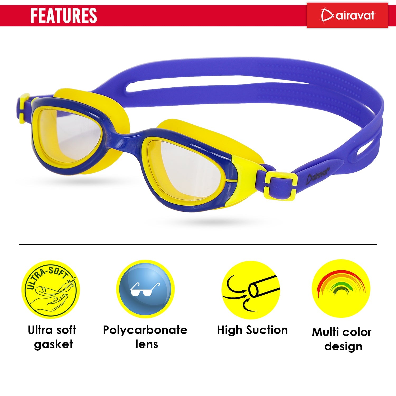 Airavat Orion 1022 Junior Swimming Goggles