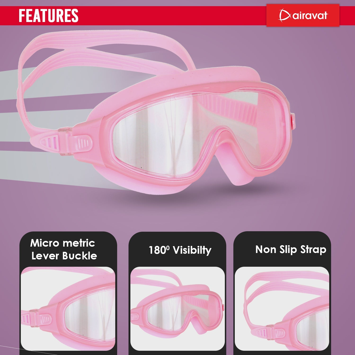 Airavat Macho Junior 1012 Swimming Goggles