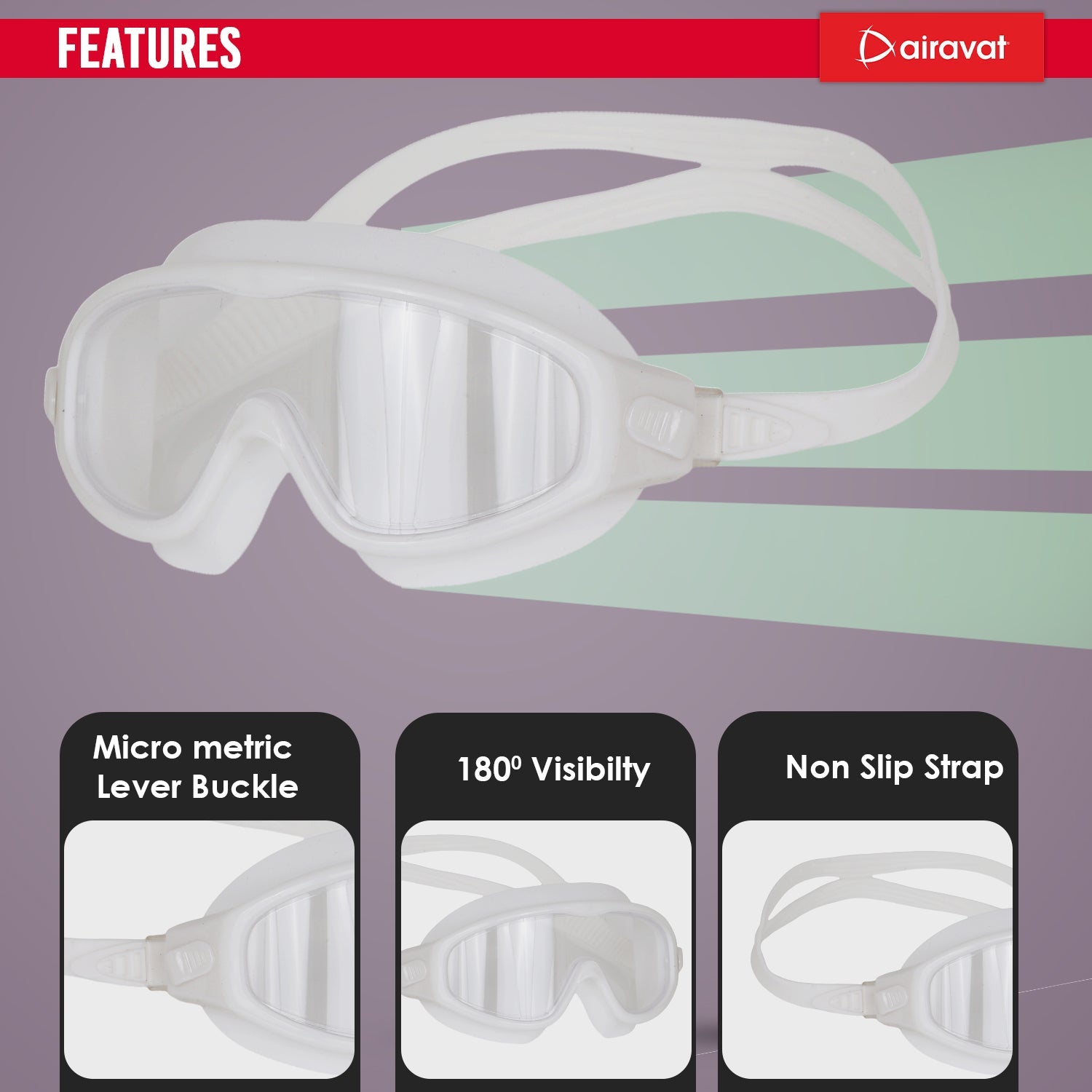 Airavat Macho Junior 1012 Swimming Goggles
