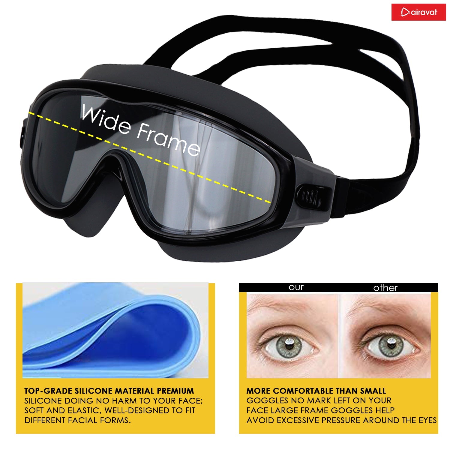 Airavat Macho Junior 1012 Swimming Goggles