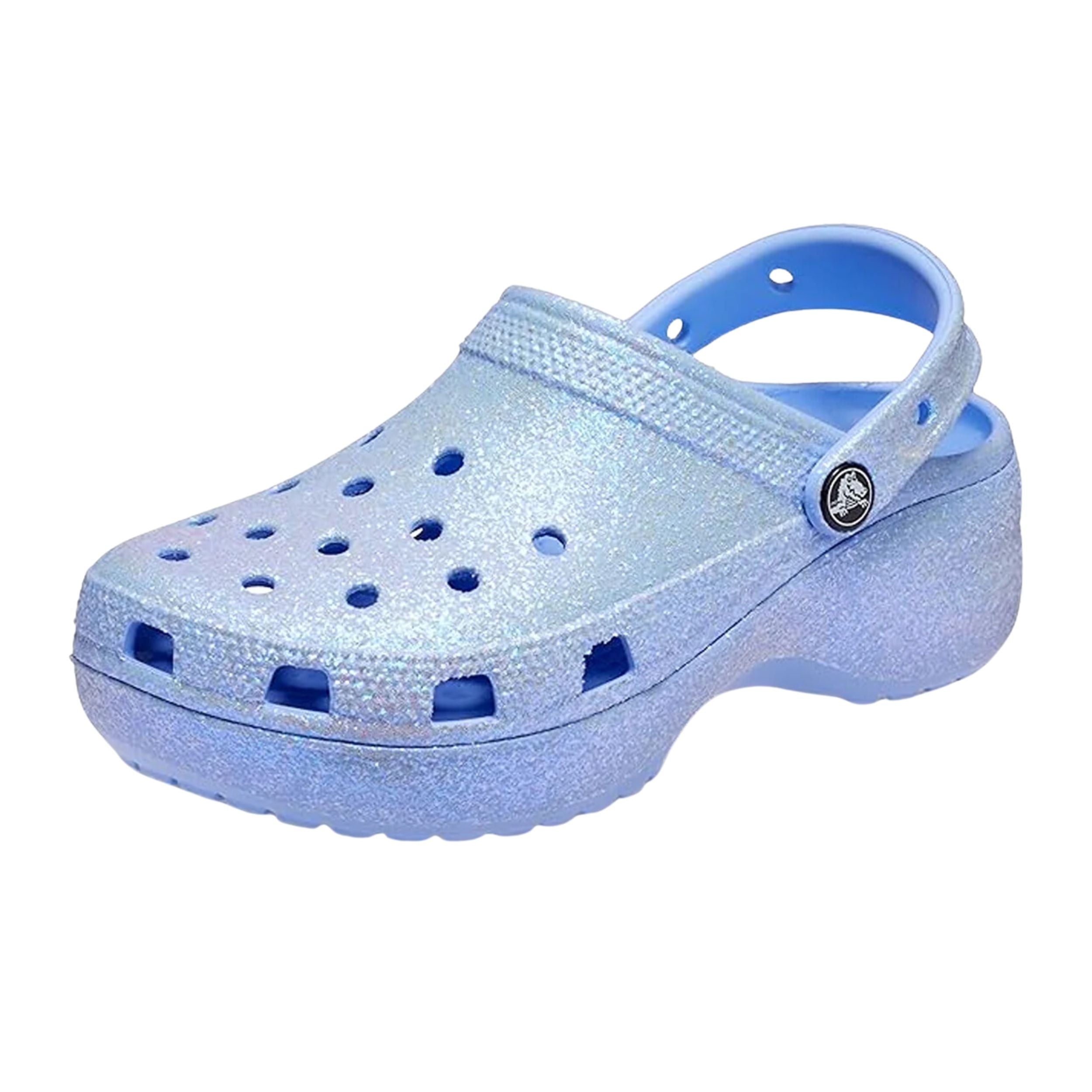 Crocs Women's Classic Platform Clog(Moon Jelly)
