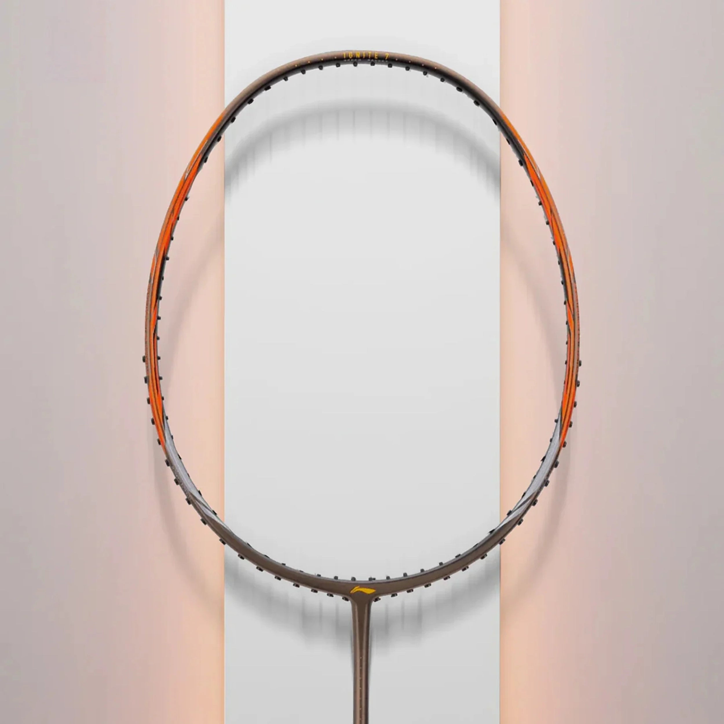 Li-Ning Ignite 7 Badminton Racket (Olive Grey/ Orange) - InstaSport