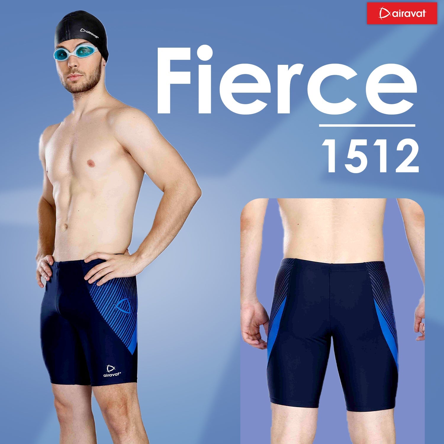 Airavat Jamme Fierce 1512 Men's Jammer Swim Wear