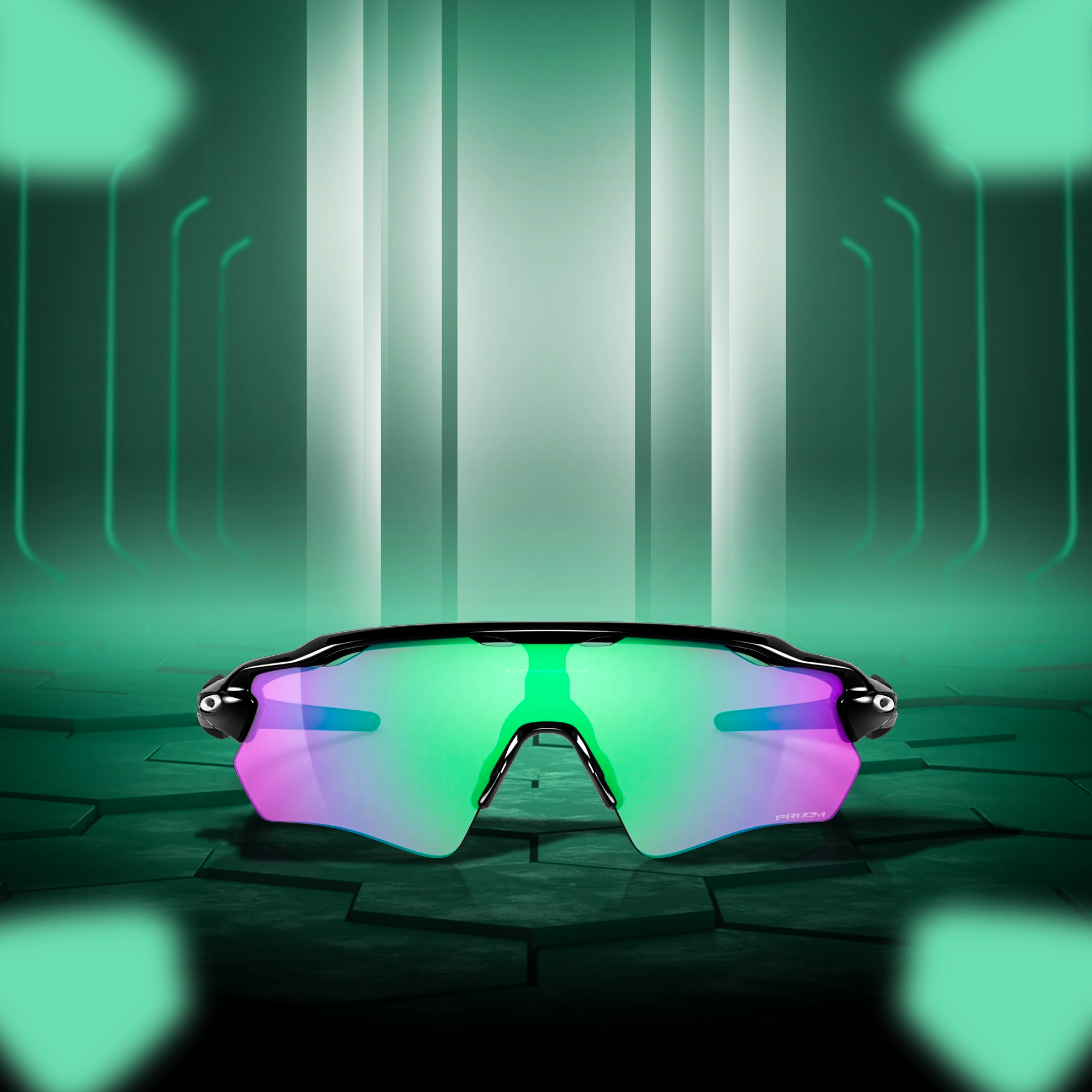 Oakley Radar EV Path Polished Black Prizm Golf Sunglass - InstaSport