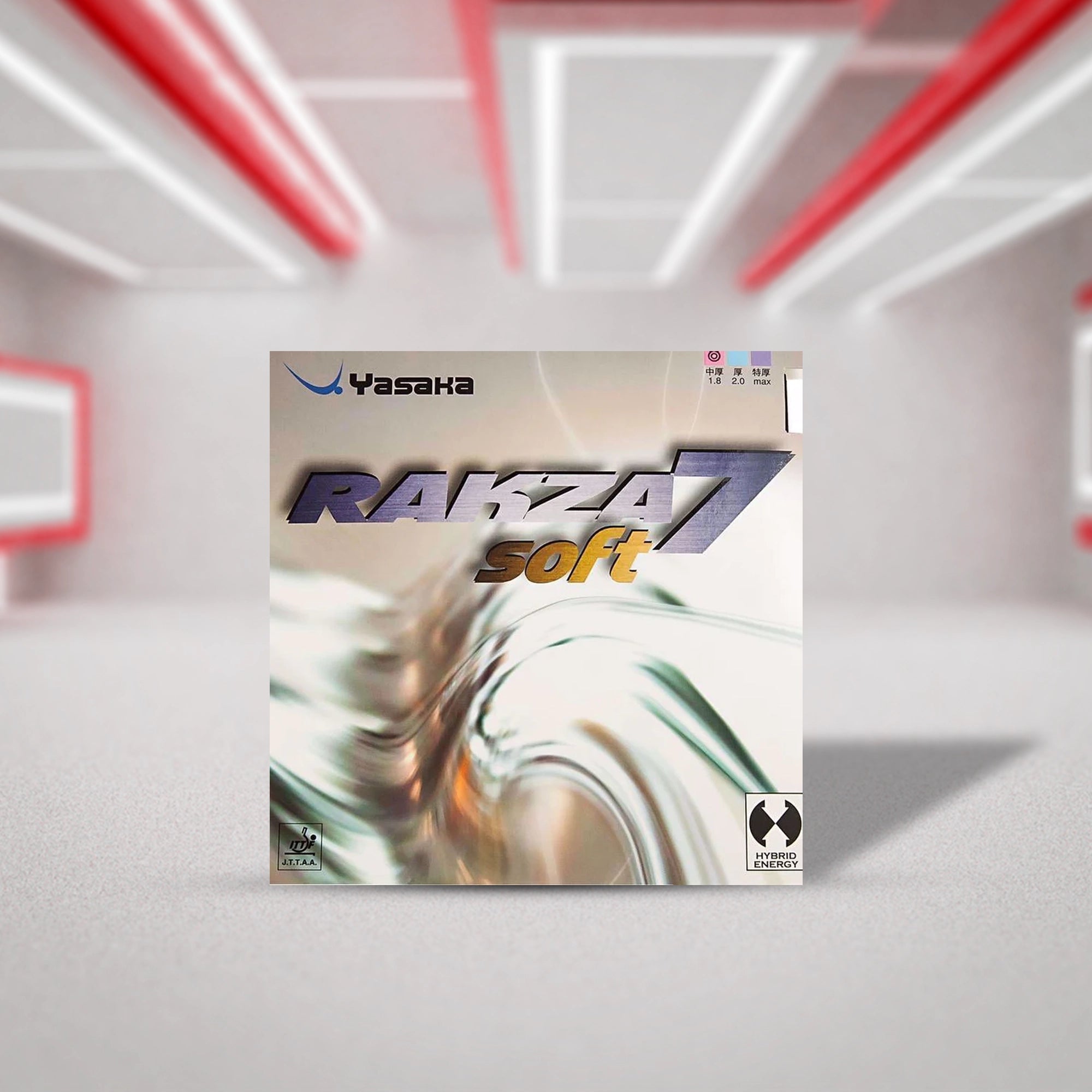 Yasaka Rakza 007 Soft Table Tennis Racquet Rubber - Red