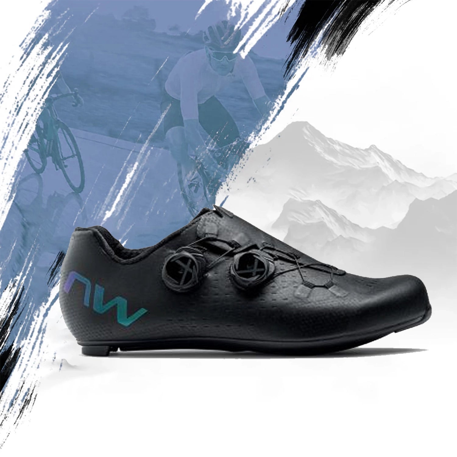 Northwave Extreme GT 3 Men's Cycling Shoes - Black/Ridescent