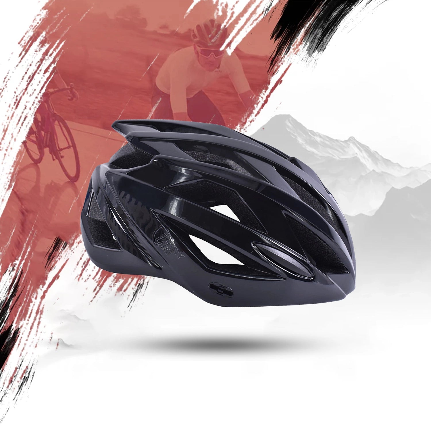 Safety Labs Juno-Shiny Adult Cycling Helmet - Black