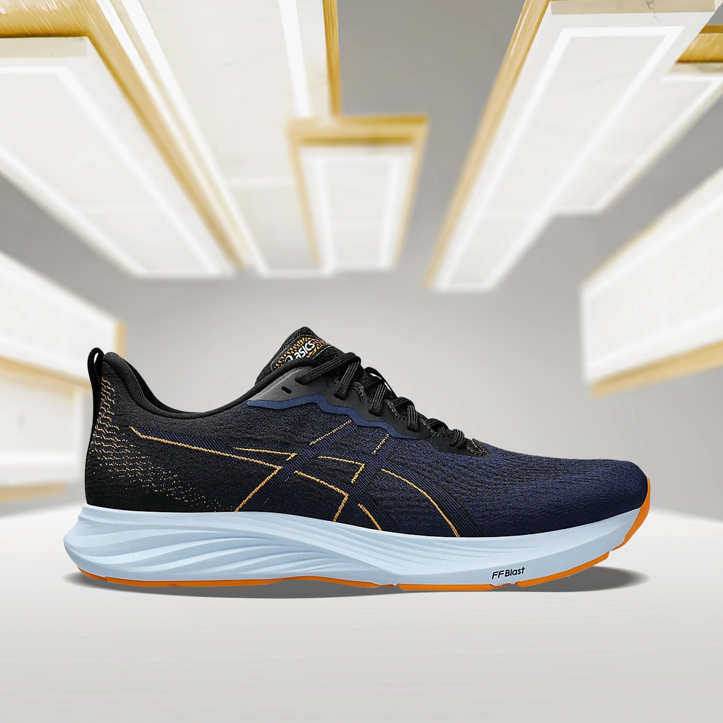 Asics DYNABLAST 3 Sports Running Shoes BLUE EXPANSE/BLACK - 1011B697.401