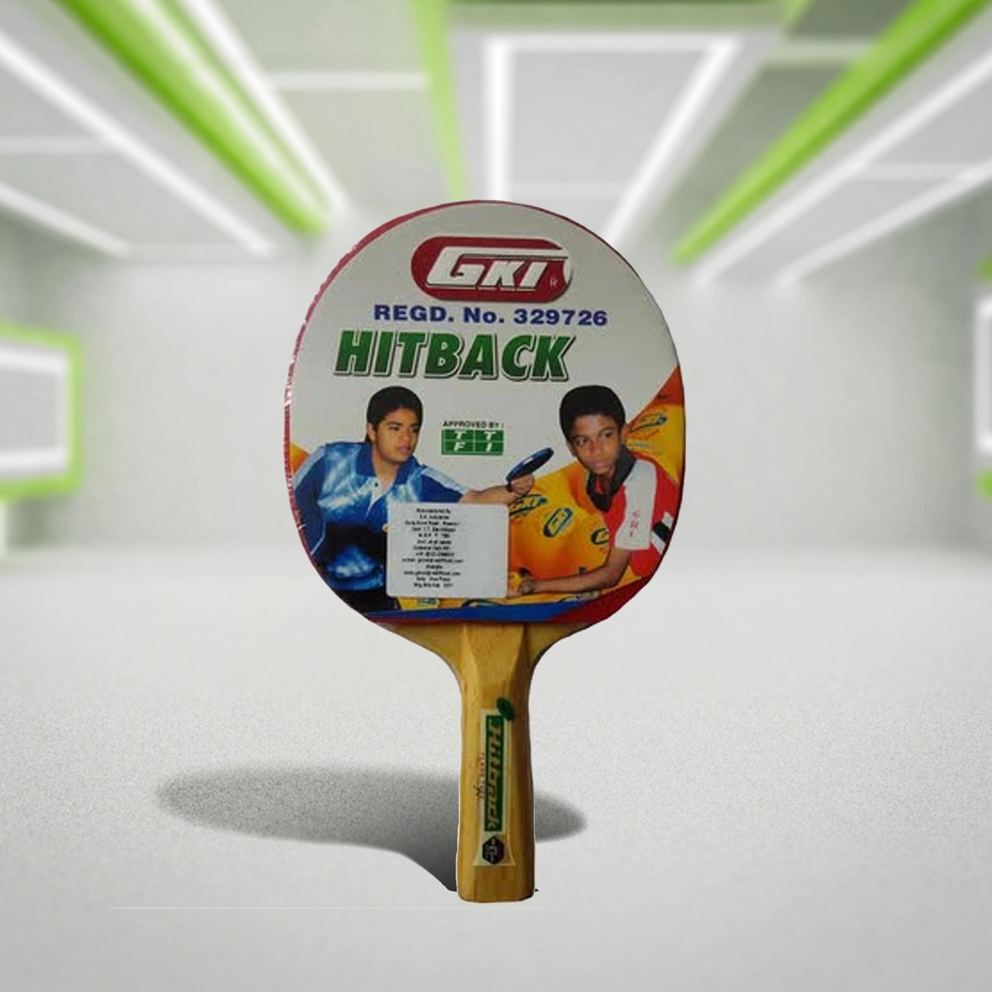 GKI Hitback Table Tennis Bat with Cover