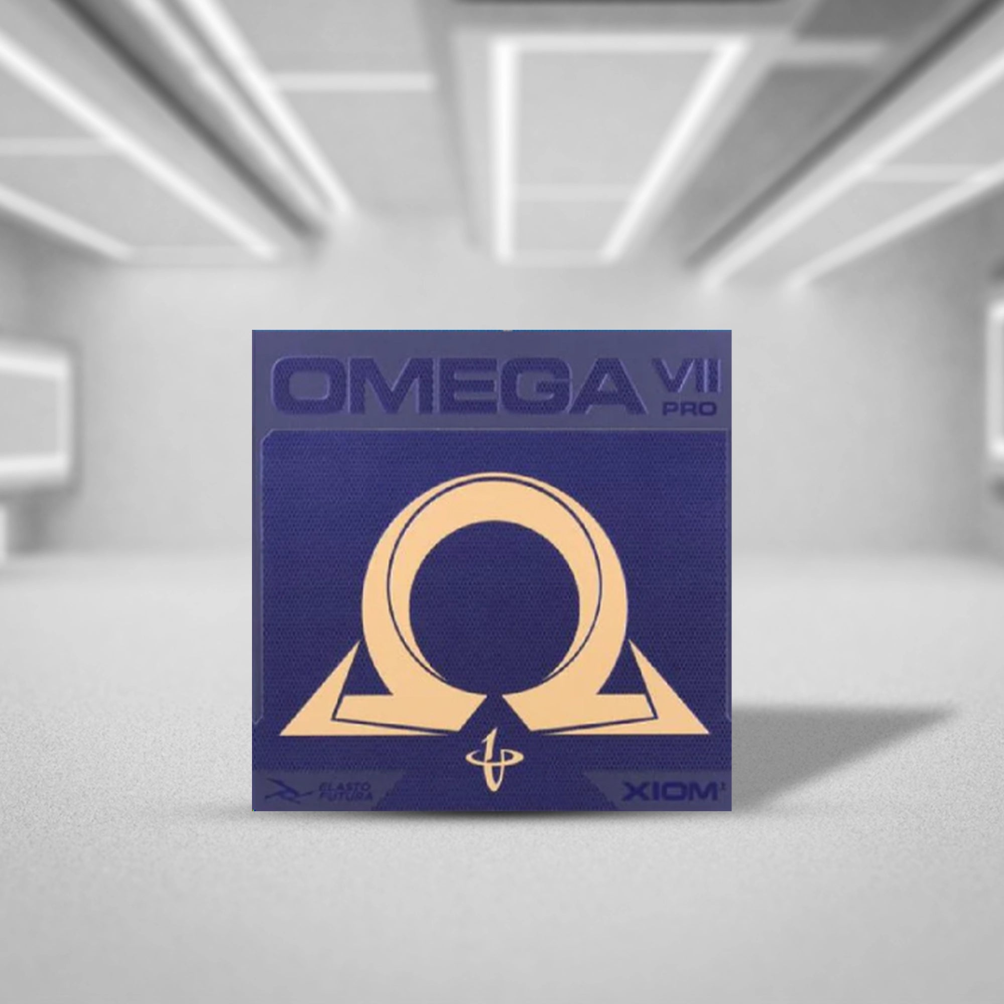 Xiom Omega 7 Pro Table Tennis Racquet Rubber - Black